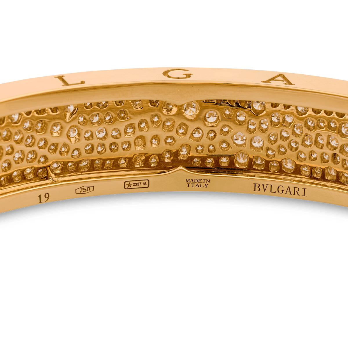 Bulgari B.zero1 Rose Gold and Diamond Bracelet