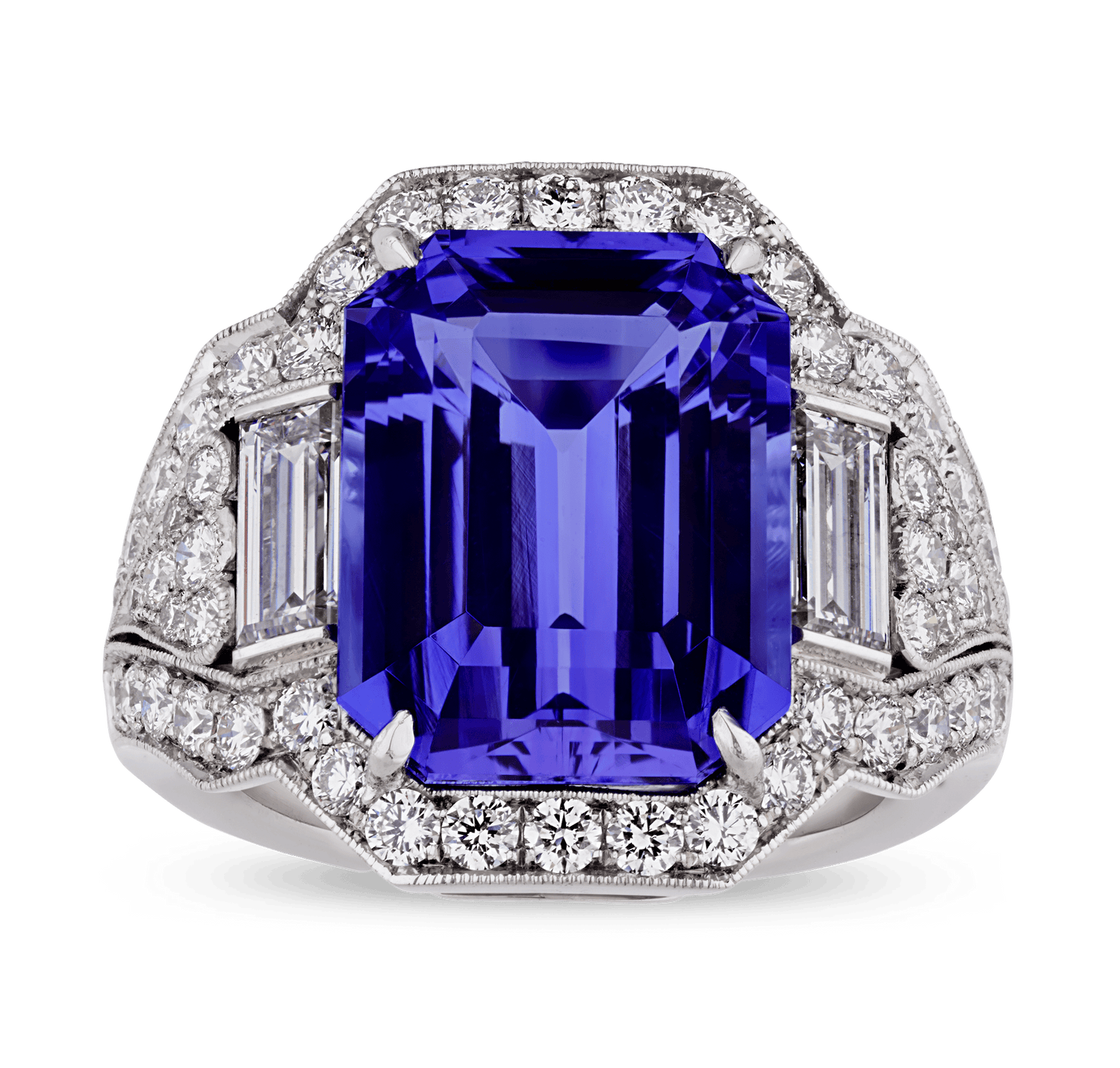 Raymond Yard Tanzanite Ring, 9.14 Carats