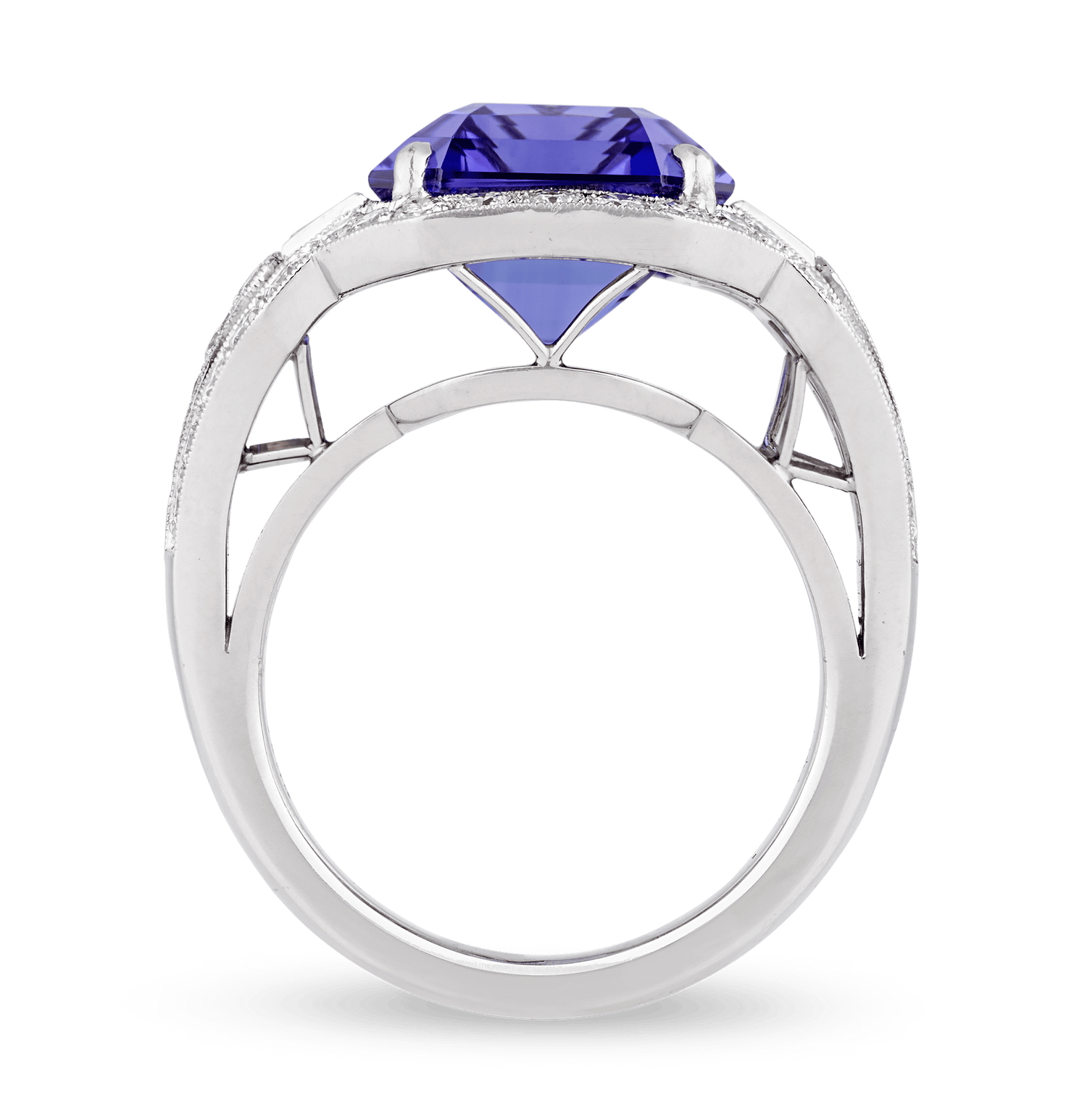 Raymond Yard Tanzanite Ring, 9.14 Carats