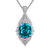 Blue Zircon Pendant, 115.80 Carats