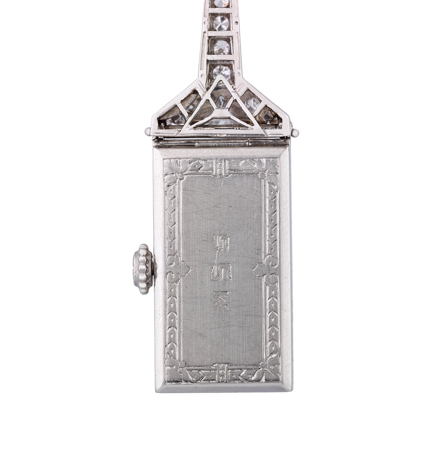 Tiffany & Co. and C.H. Meylan Art Deco Pendant Watch