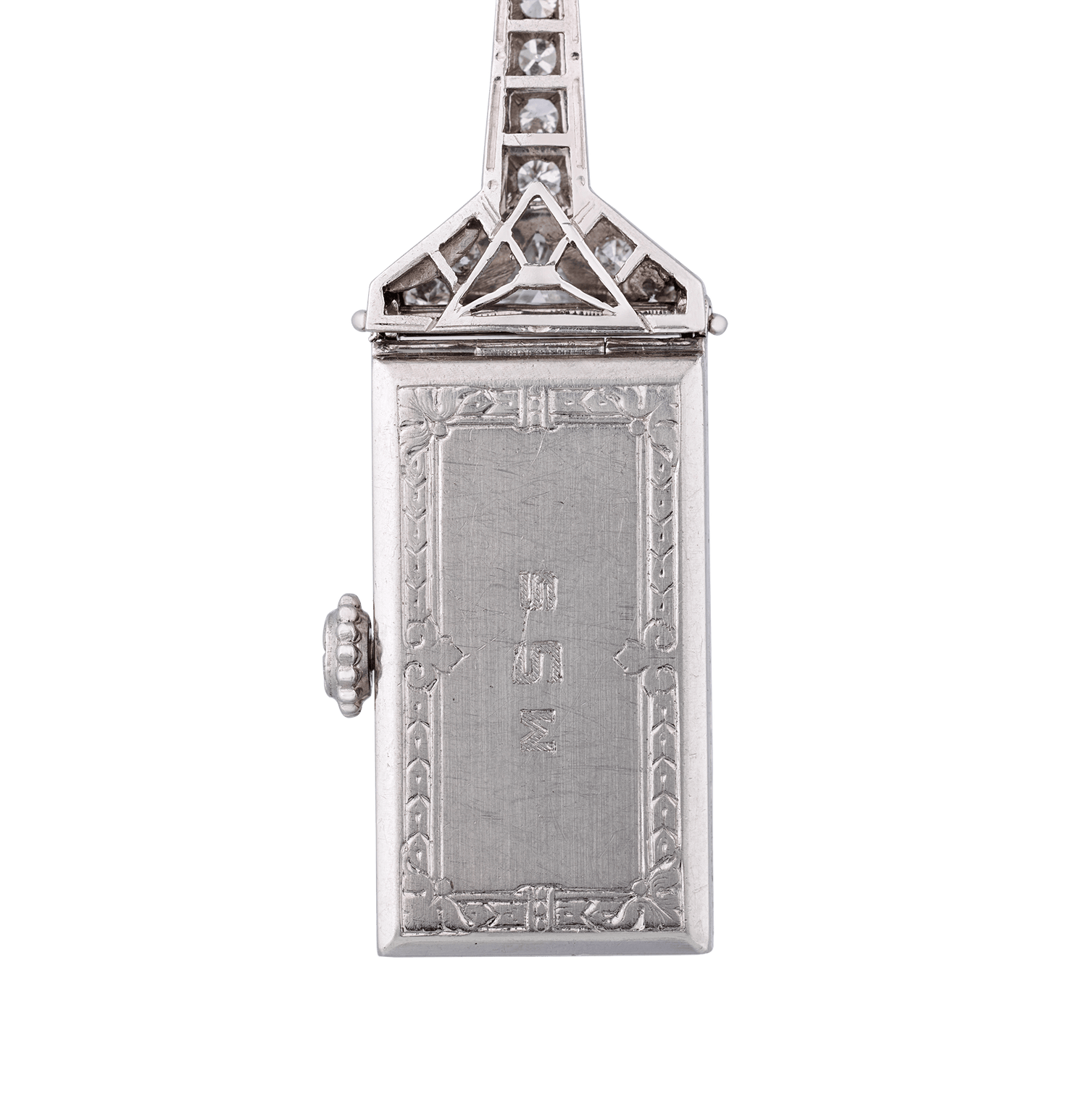 Tiffany & Co. and C.H. Meylan Art Deco Pendant Watch
