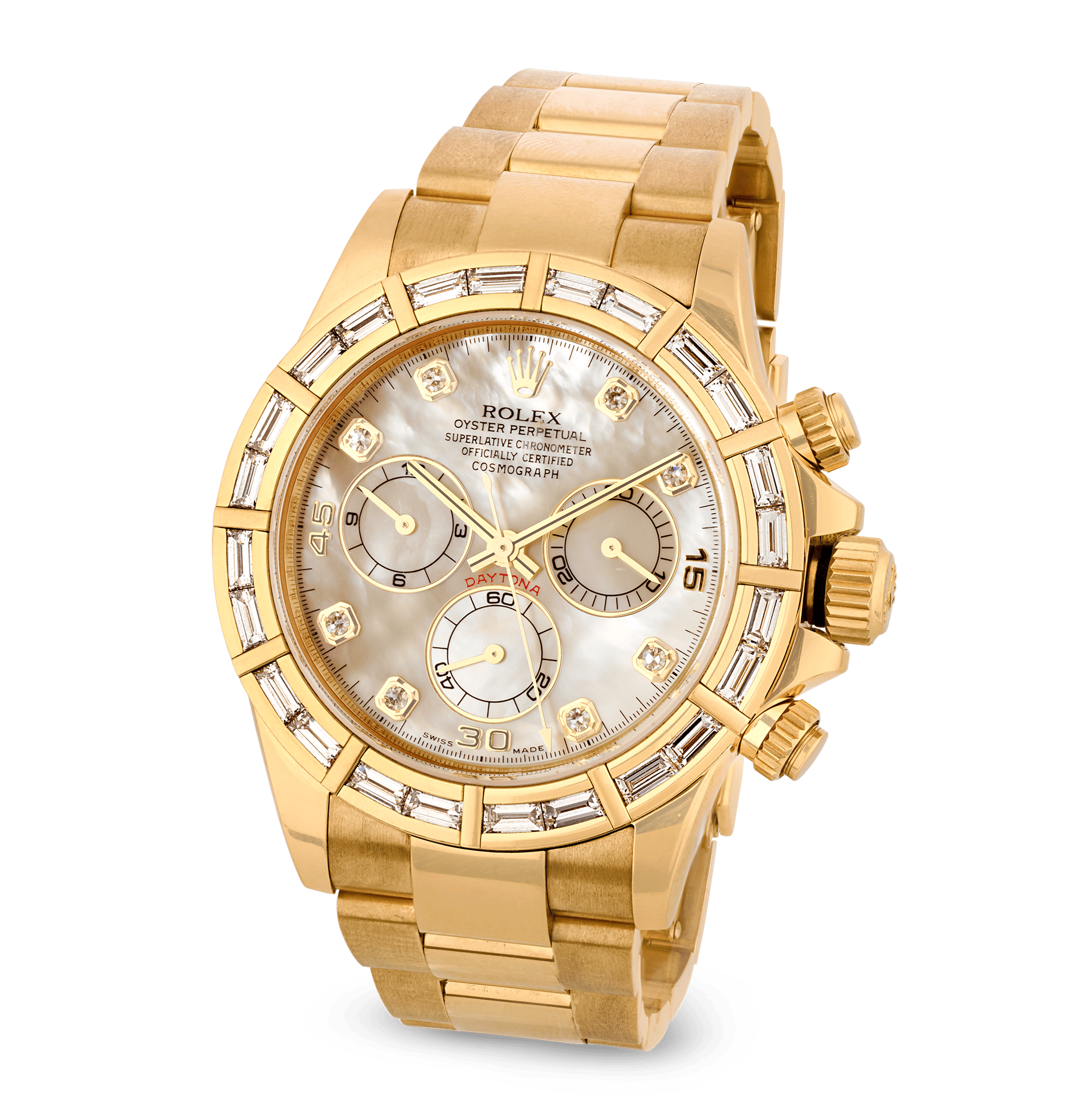Rolex Yellow Gold Cosmograph Daytona Watch