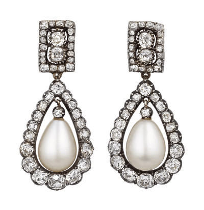 The French Crown Jewels: Natural Pearl Earrings