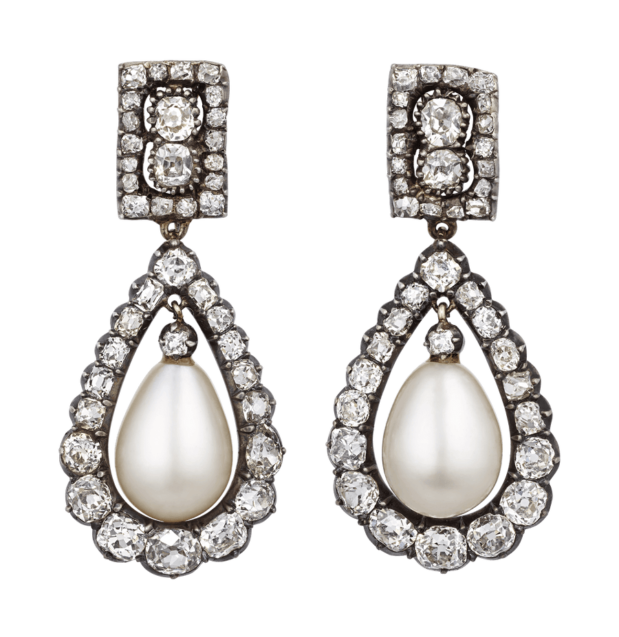 The French Crown Jewels: Natural Pearl Earrings