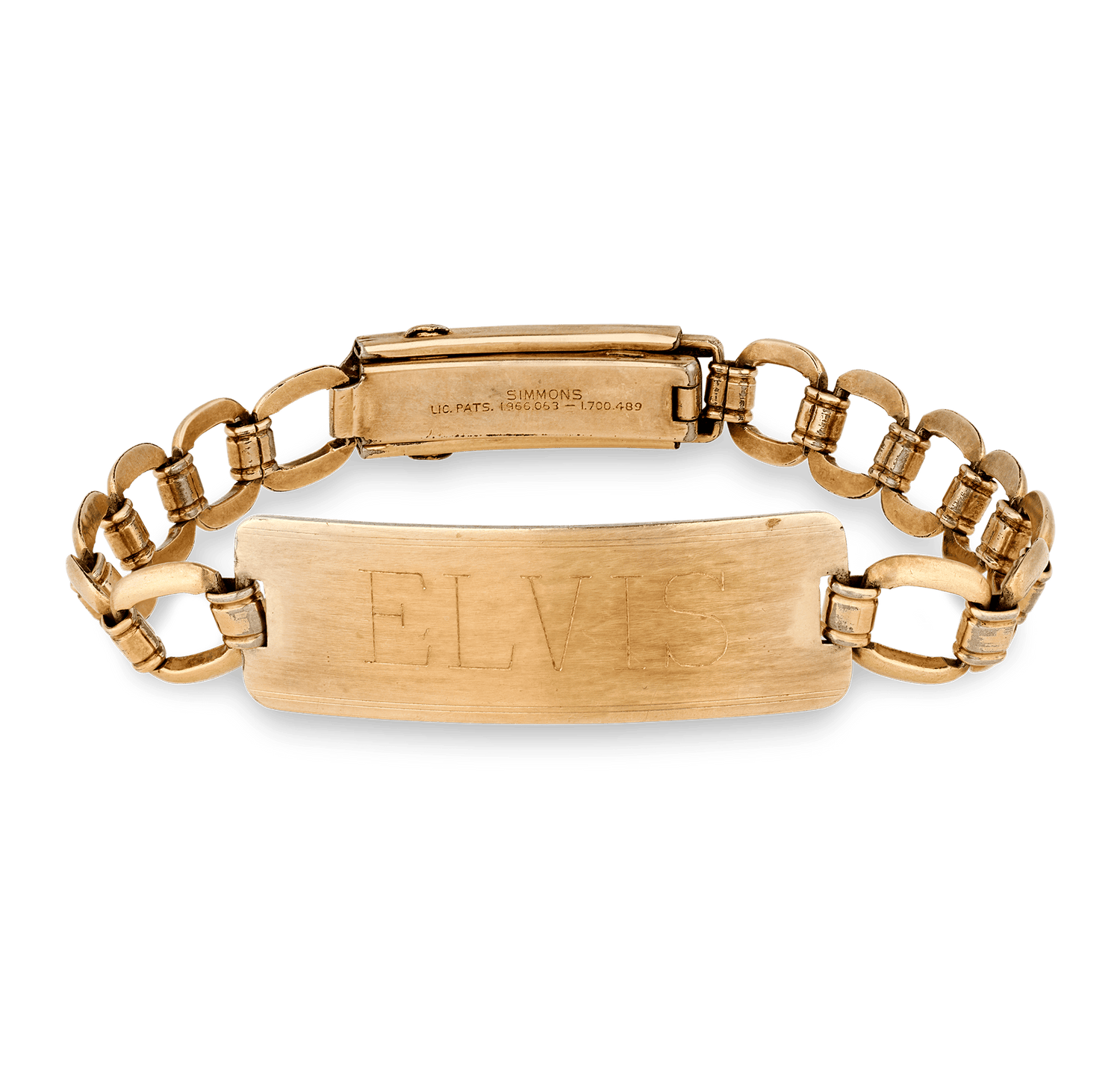 Elvis' Gold ID Bracelet