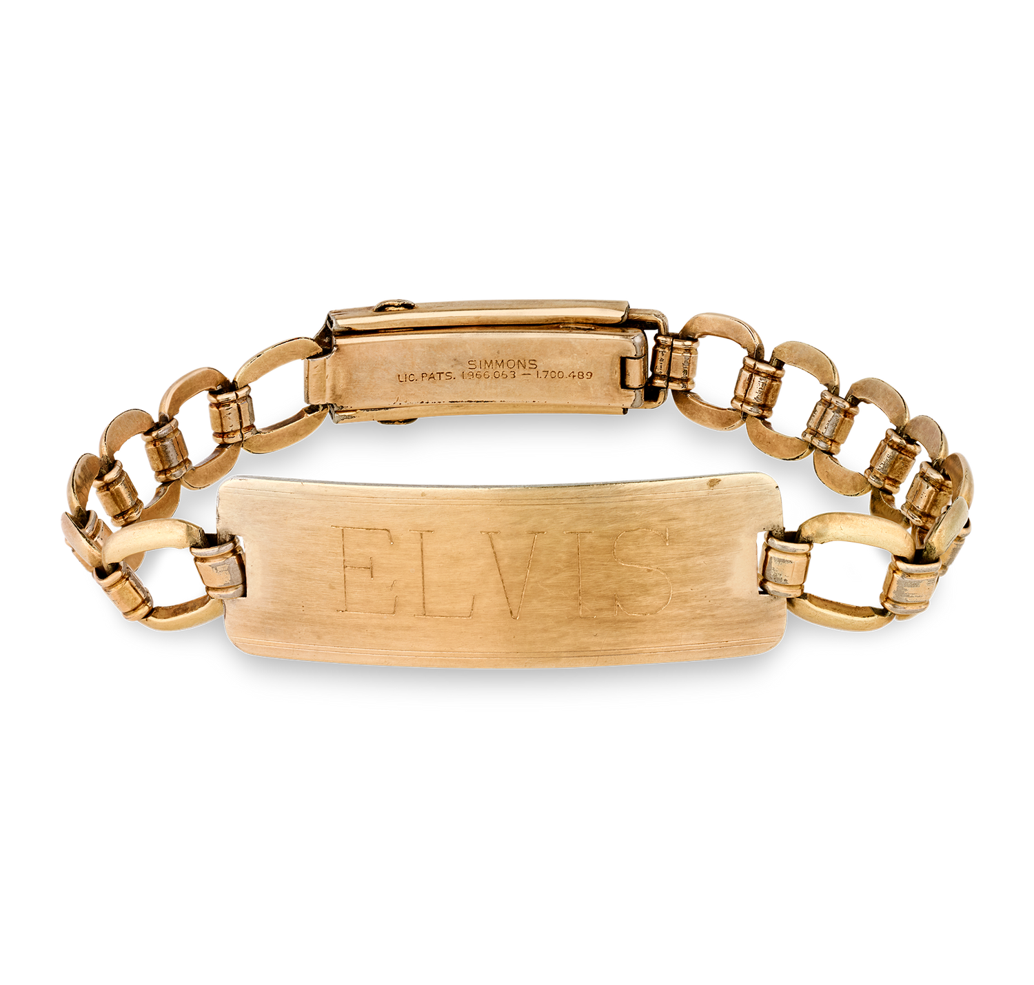 Elvis' Gold ID Bracelet