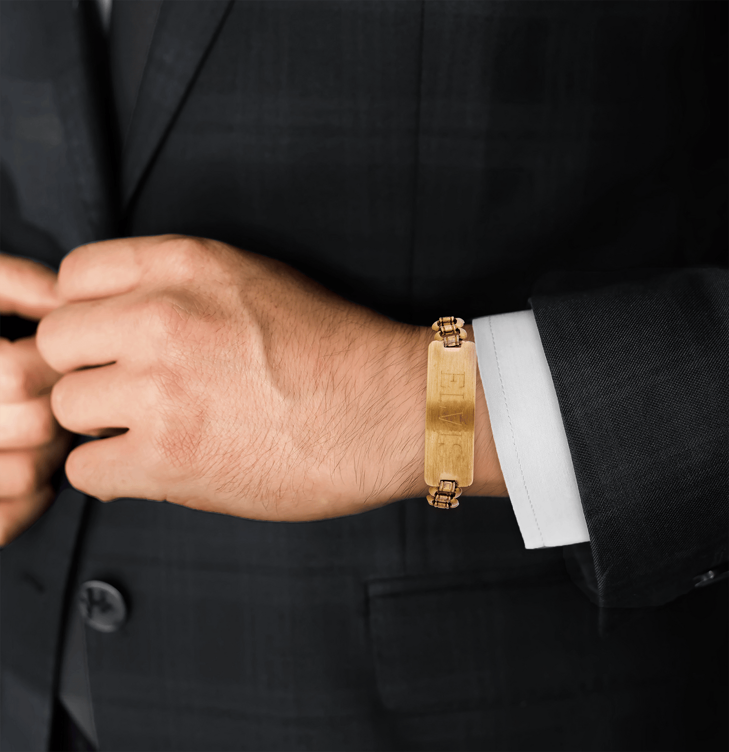 Elvis' Gold ID Bracelet