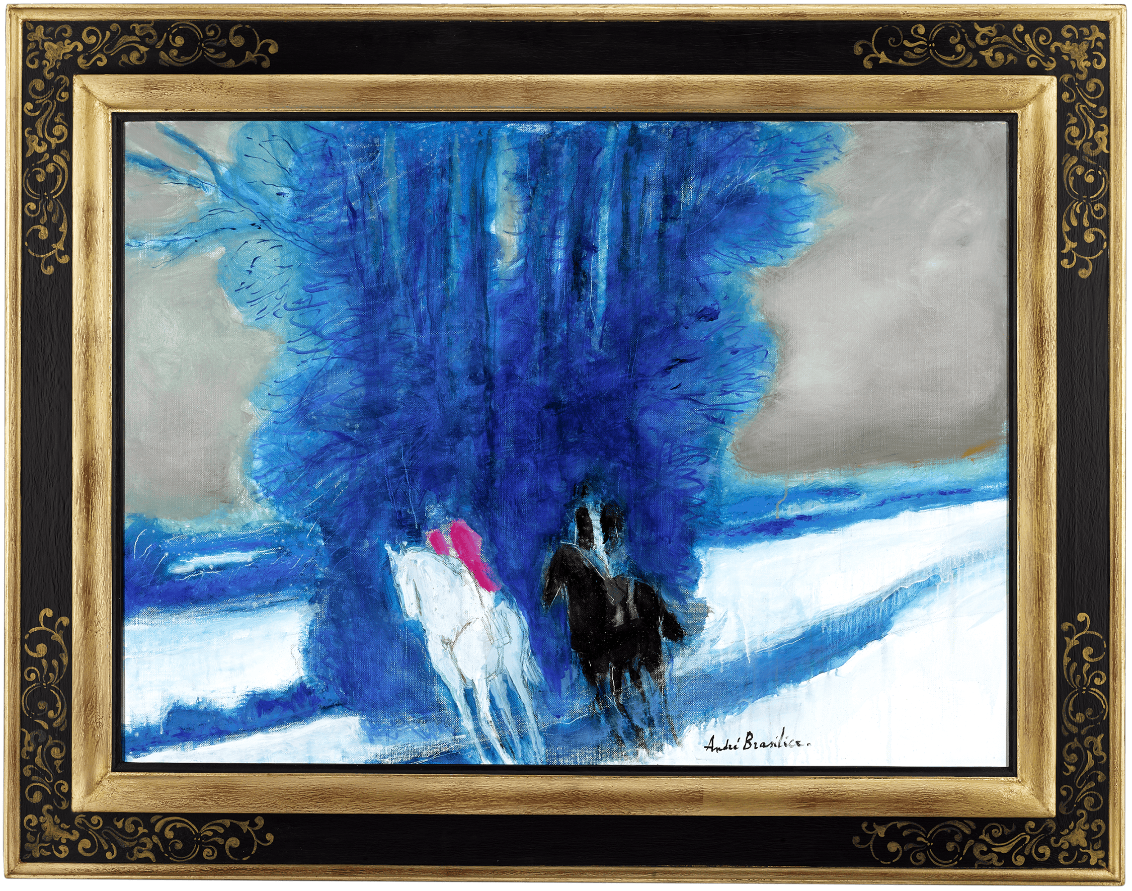 Hiver bleu by André Brasilier