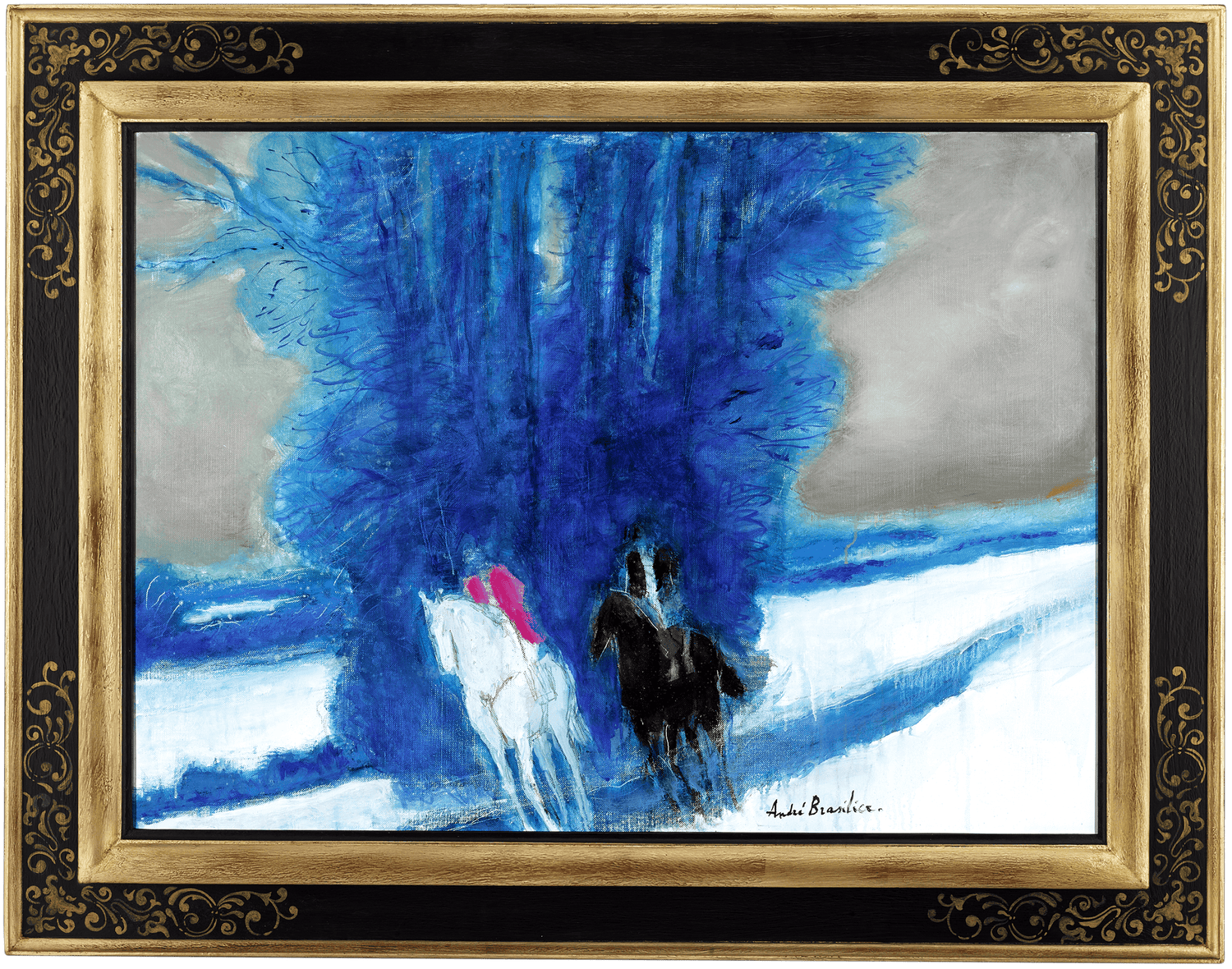 Hiver bleu by André Brasilier