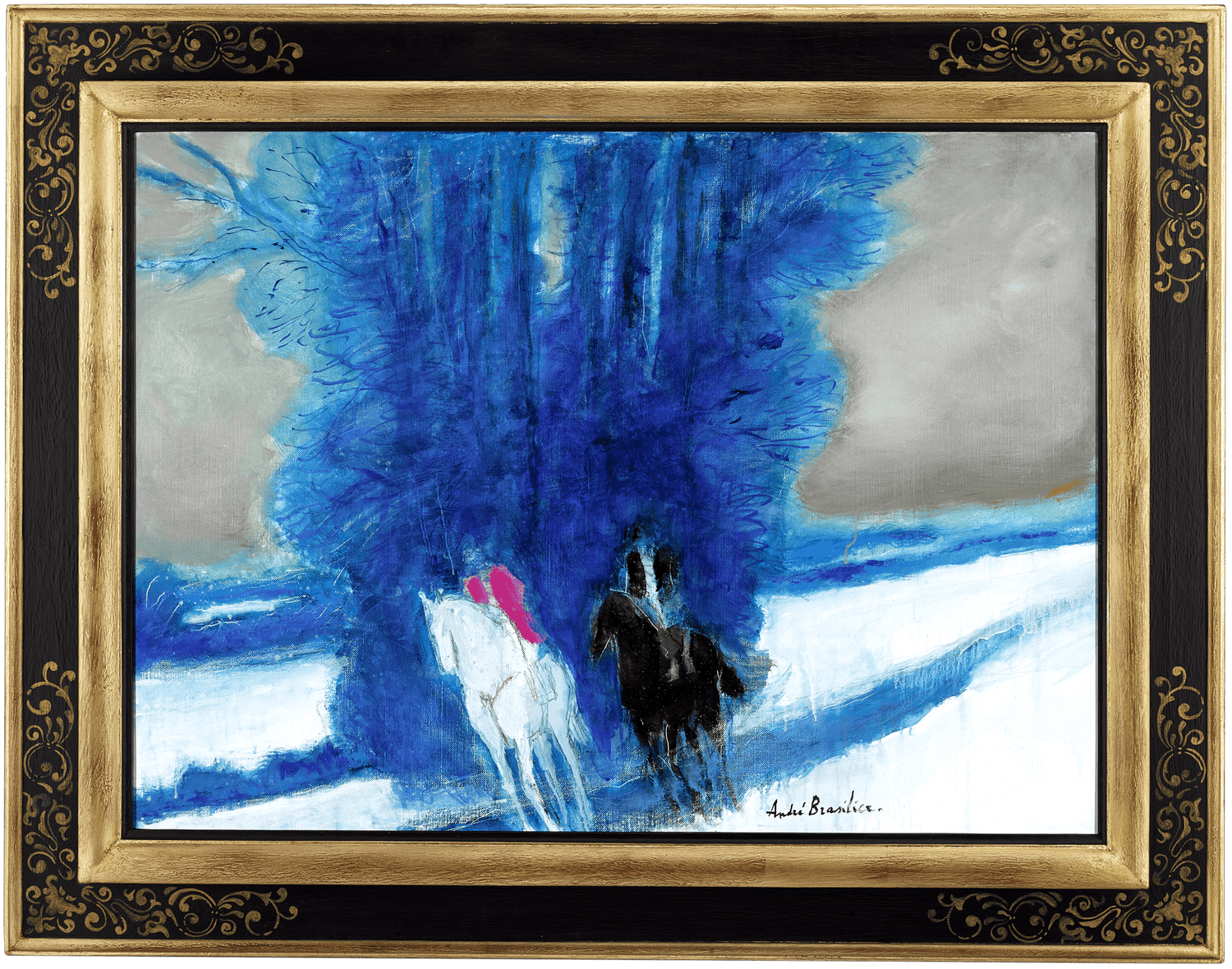 Hiver bleu by André Brasilier