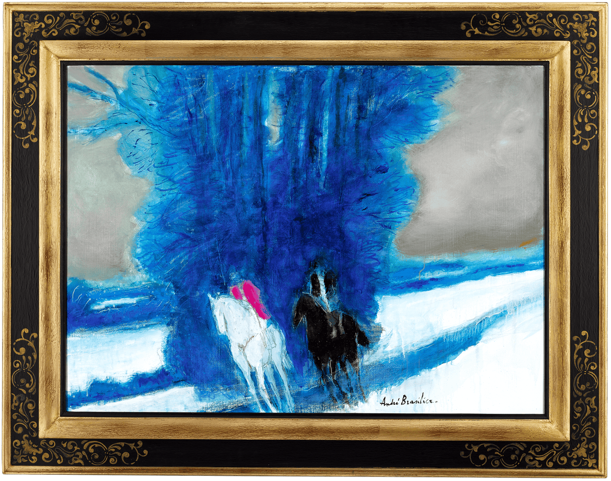 Hiver bleu by André Brasilier