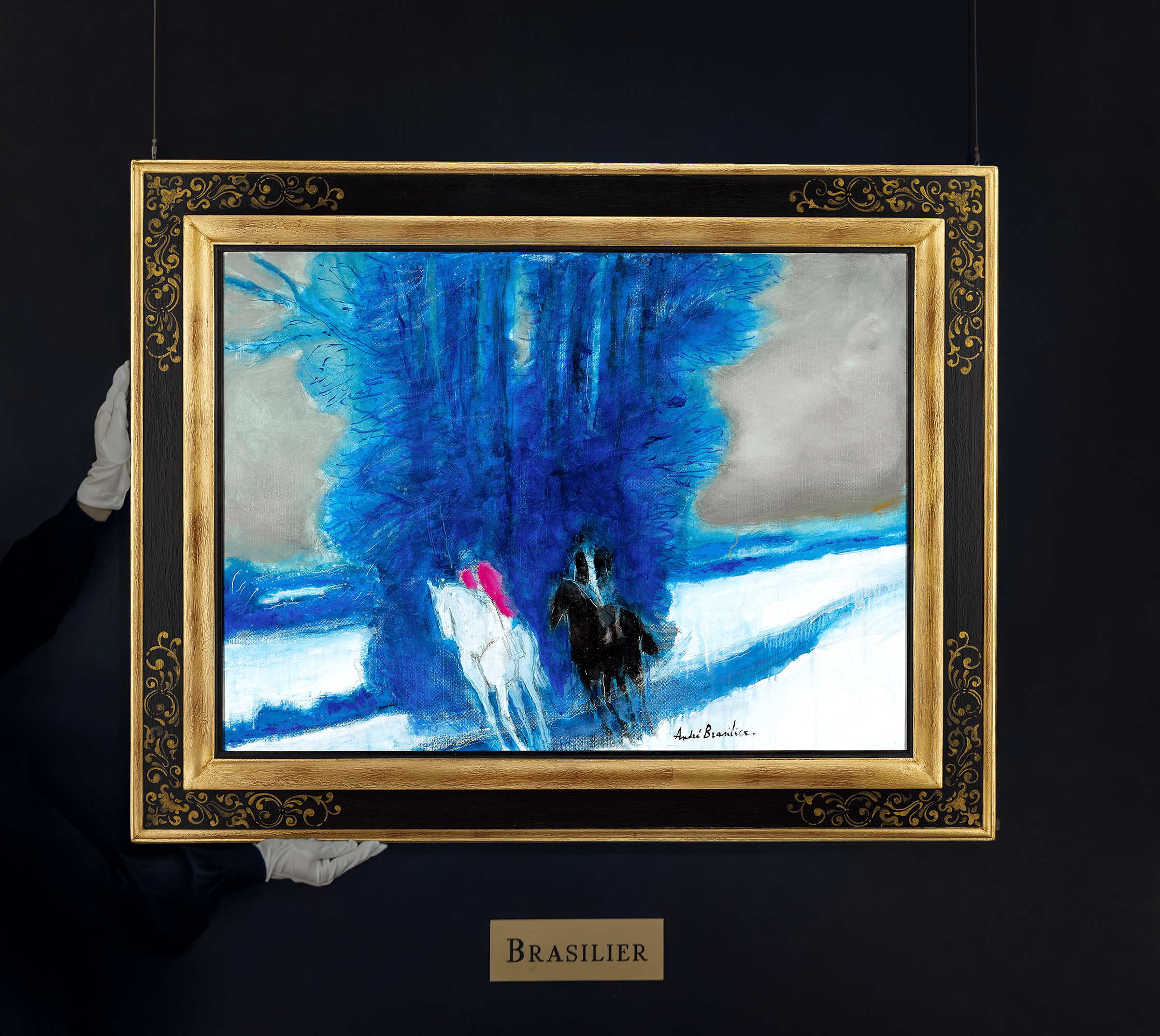 Hiver bleu by André Brasilier