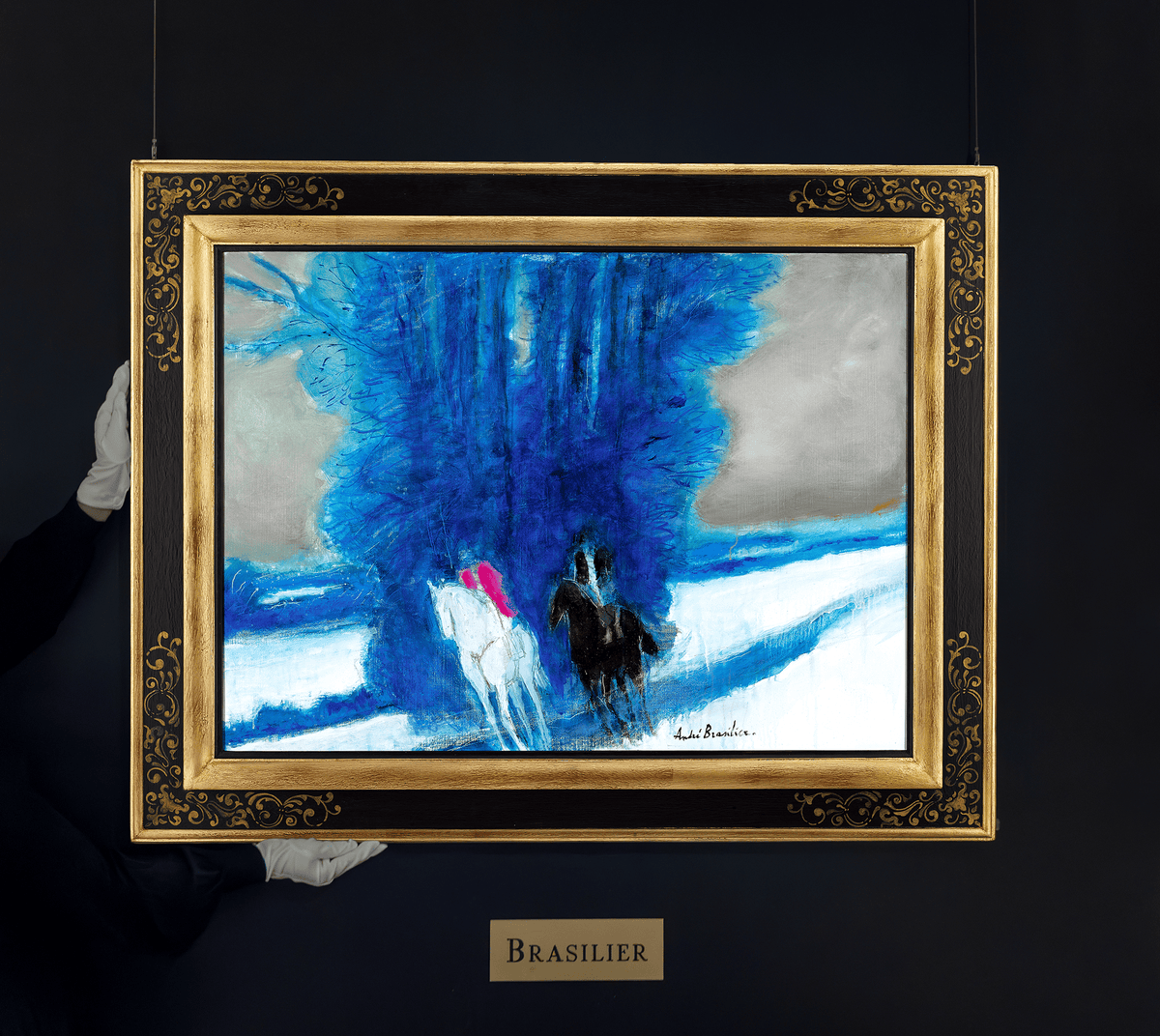 Hiver bleu by André Brasilier