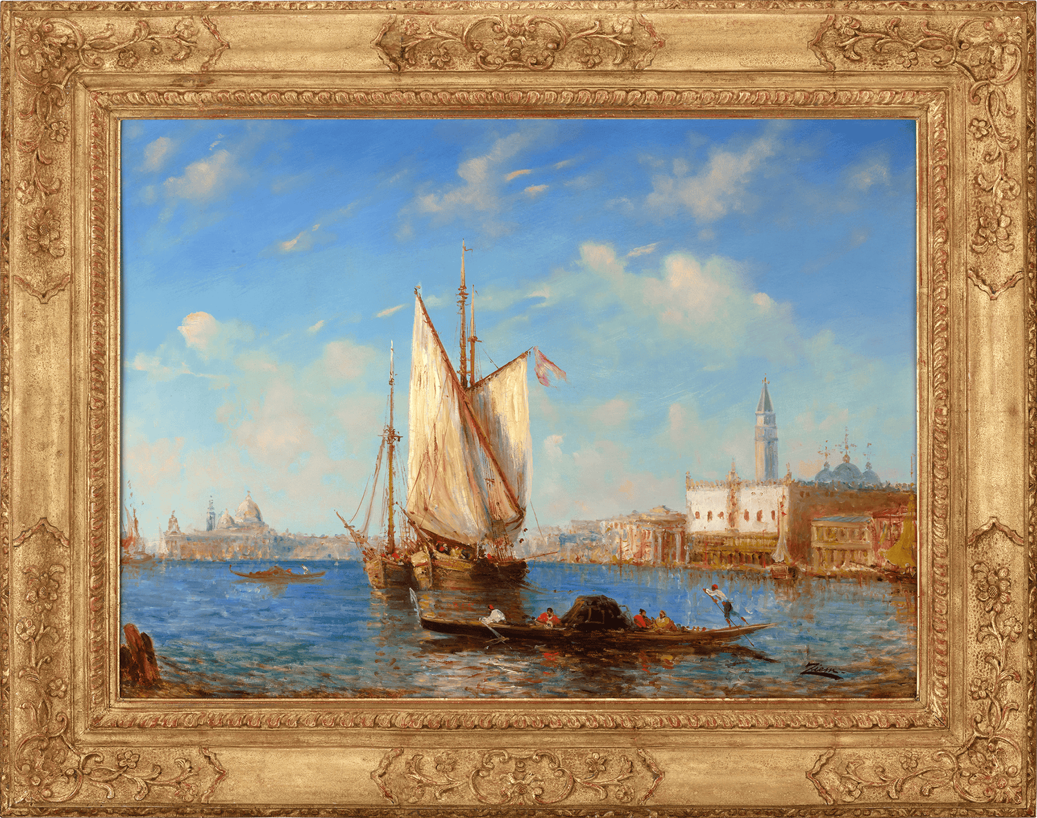 View of Venice by Félix-François Georges Ziem
