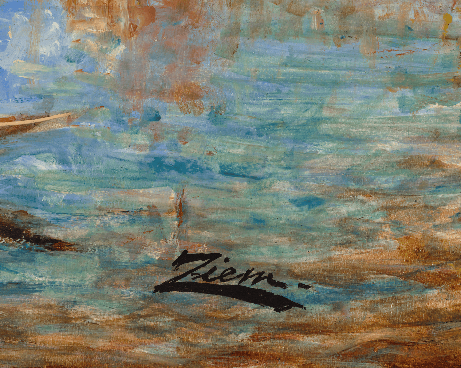 View of Venice by Félix-François Georges Ziem