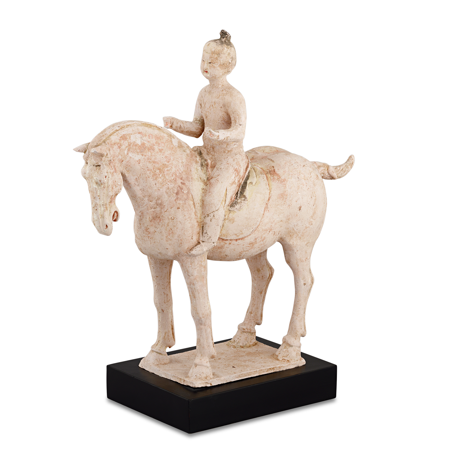 Tang Dynasty Terracotta Horse with Rider