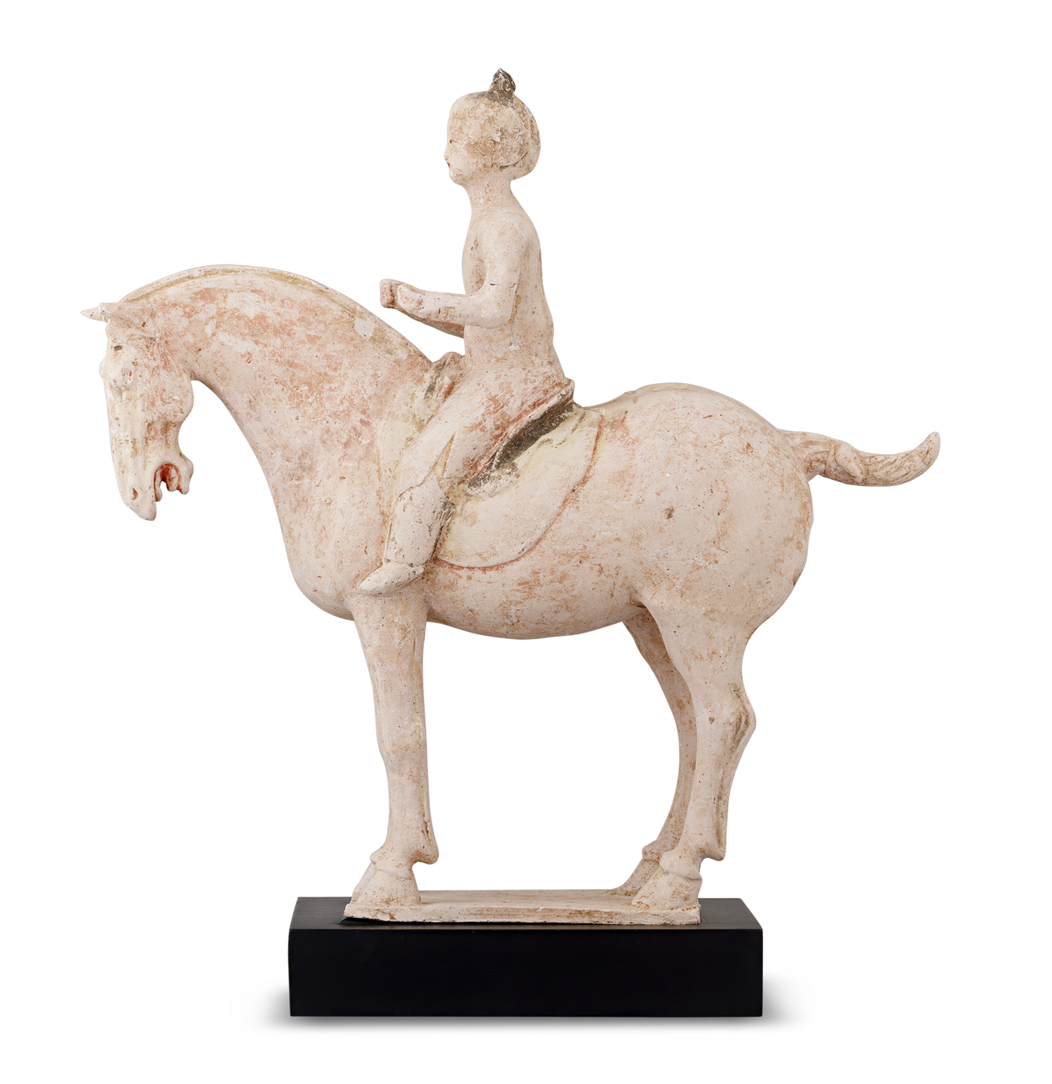 Tang Dynasty Terracotta Horse with Rider