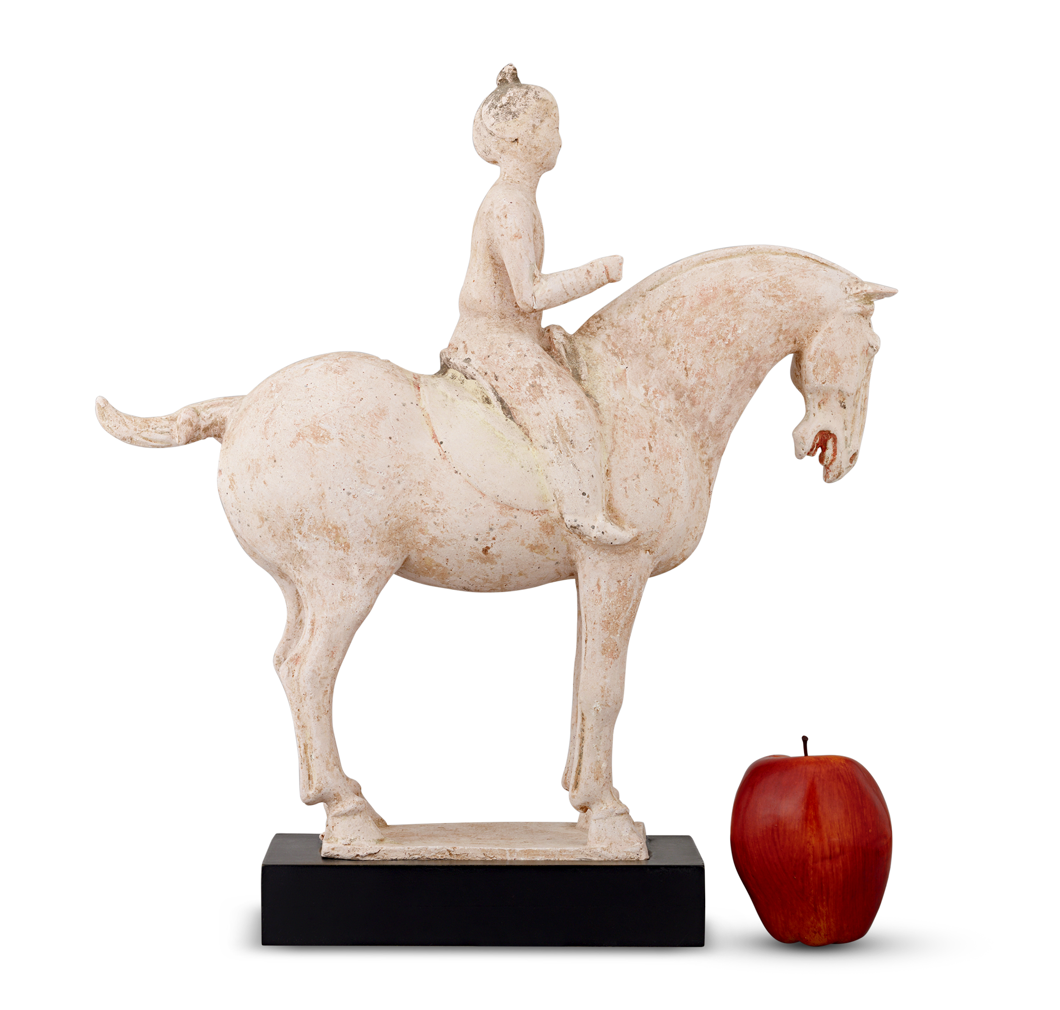 Tang Dynasty Terracotta Horse with Rider