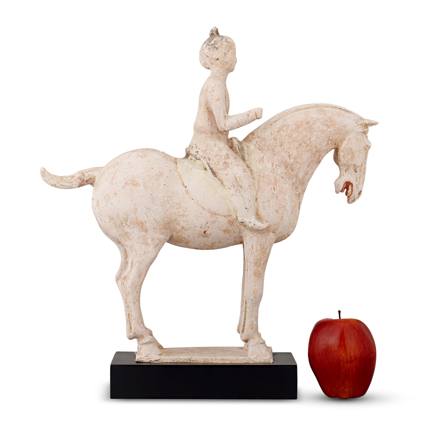 Tang Dynasty Terracotta Horse with Rider