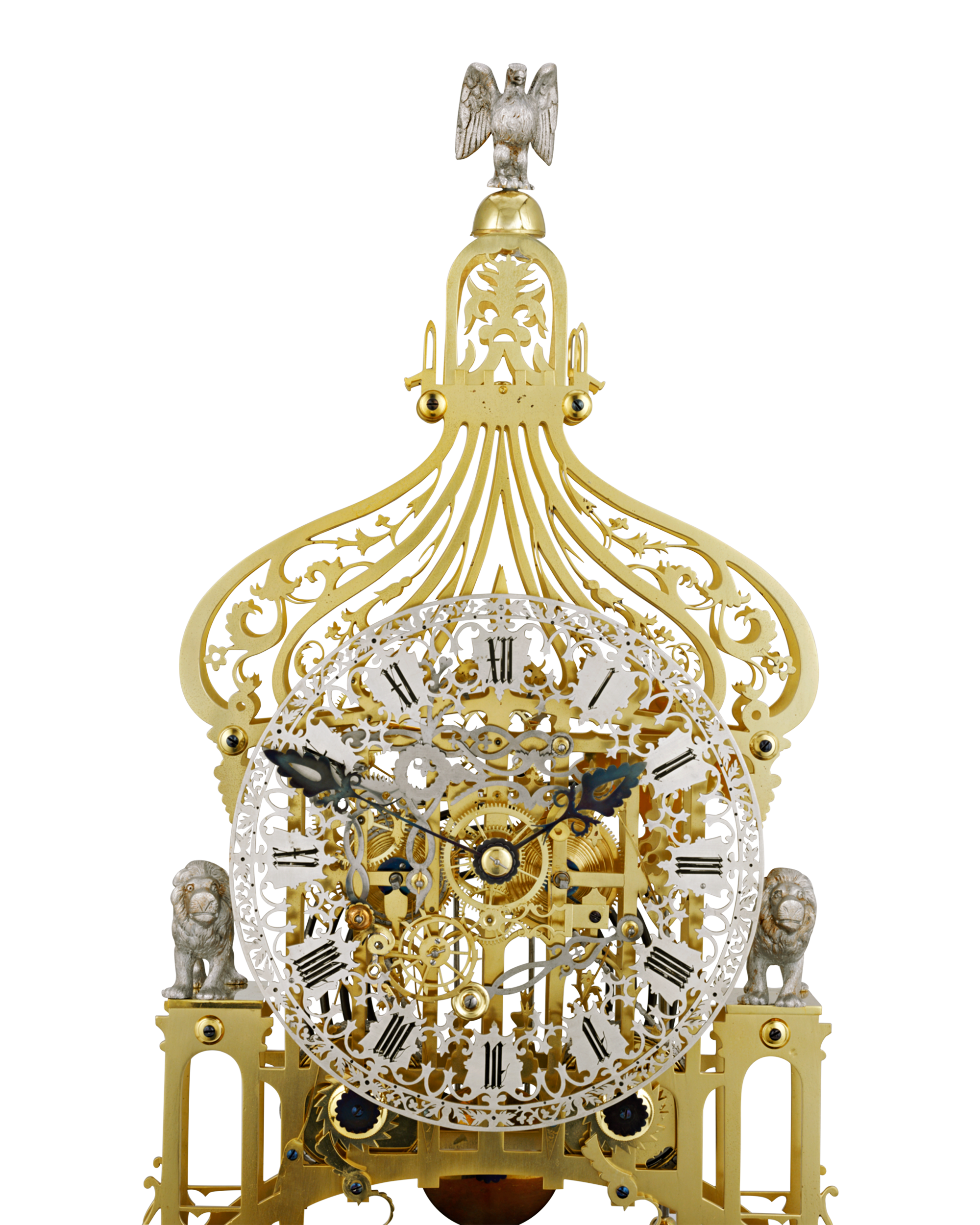 Brighton Pavilion Skeleton Clock by Smiths of Clerkenwell