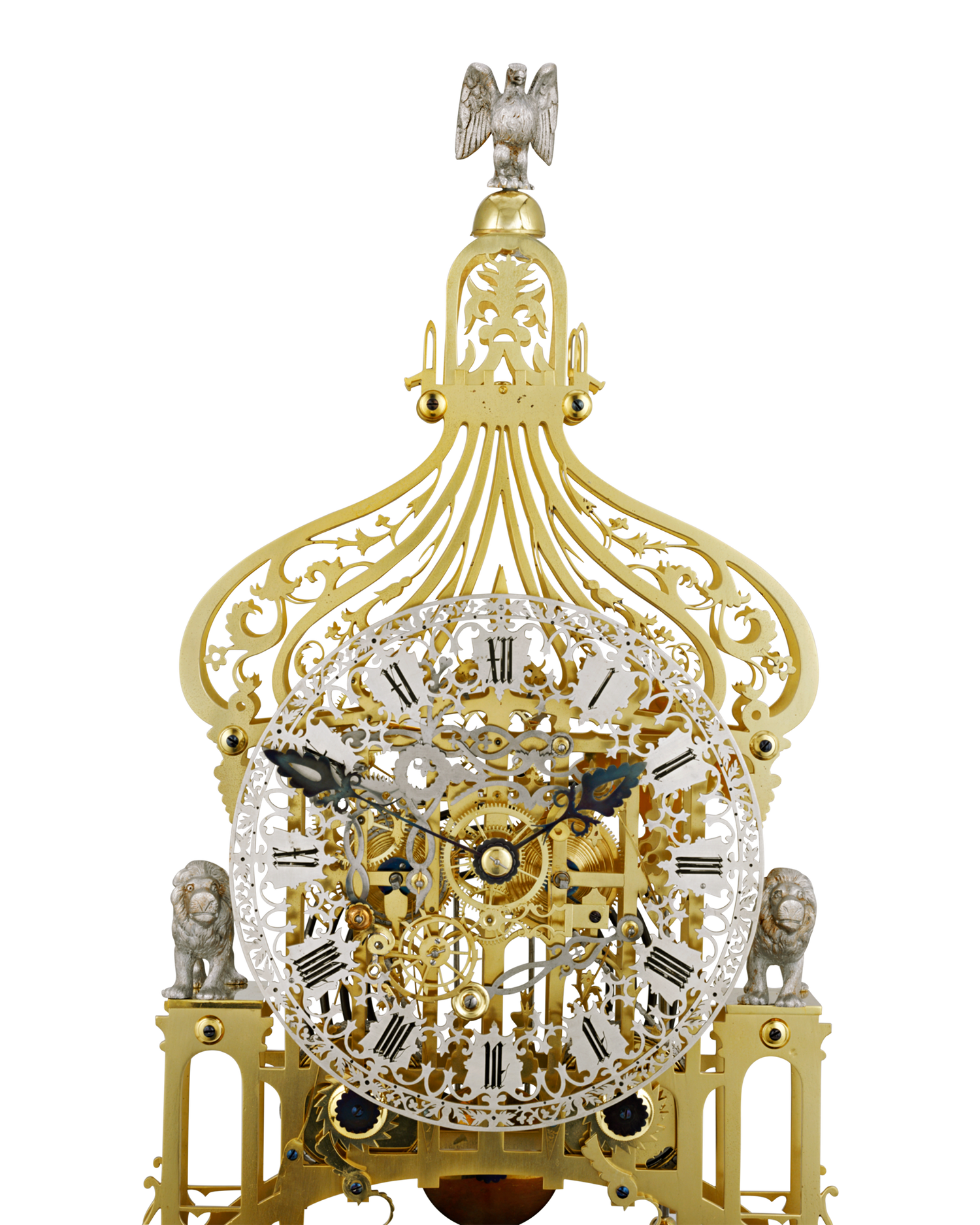 Brighton Pavilion Skeleton Clock by Smiths of Clerkenwell
