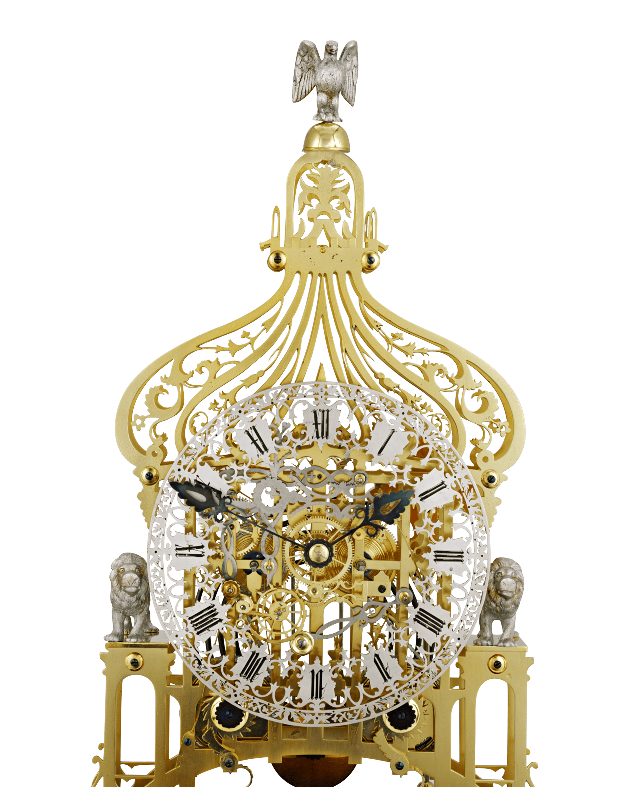 Brighton Pavilion Skeleton Clock by Smiths of Clerkenwell