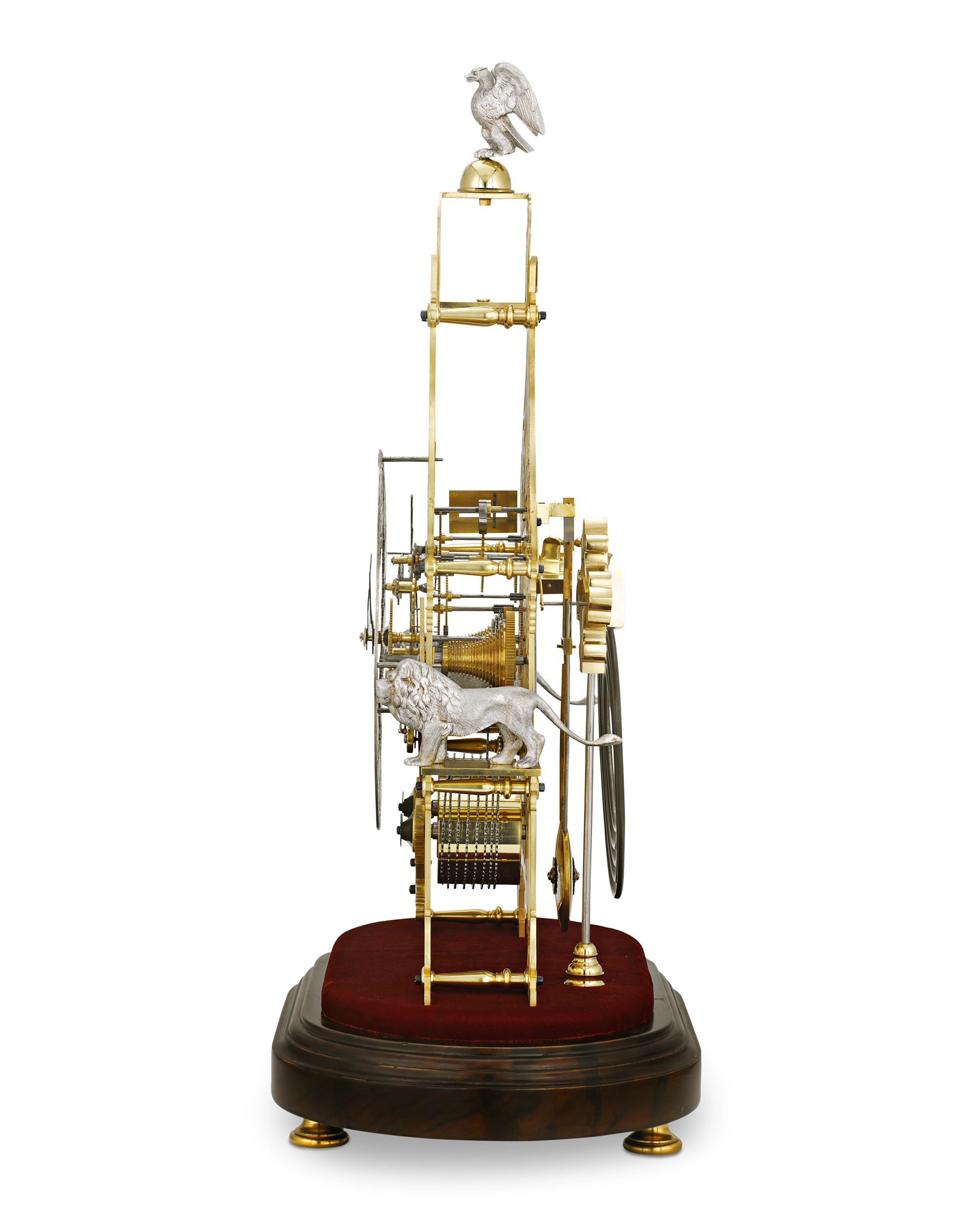 Brighton Pavilion Skeleton Clock by Smiths of Clerkenwell