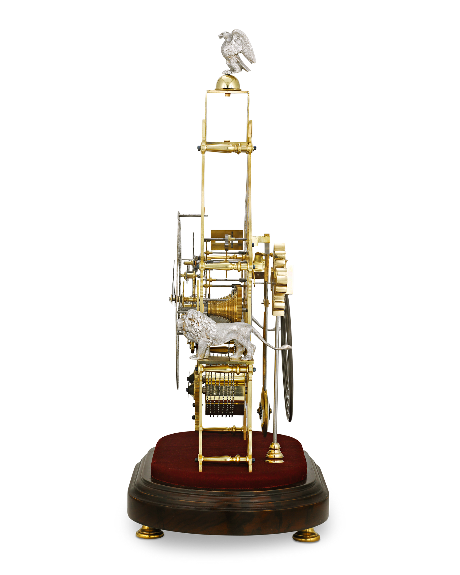 Brighton Pavilion Skeleton Clock by Smiths of Clerkenwell