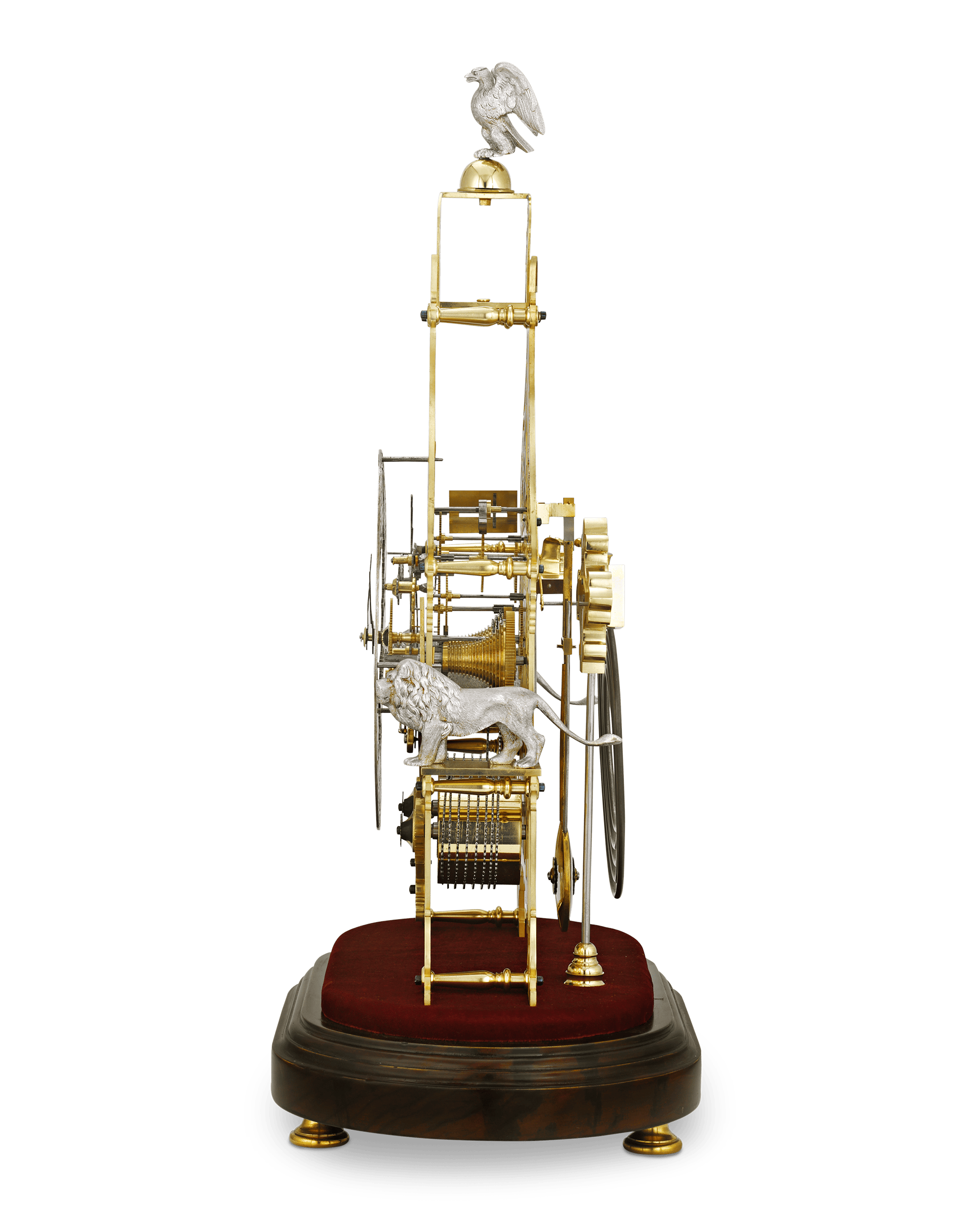 Brighton Pavilion Skeleton Clock by Smiths of Clerkenwell
