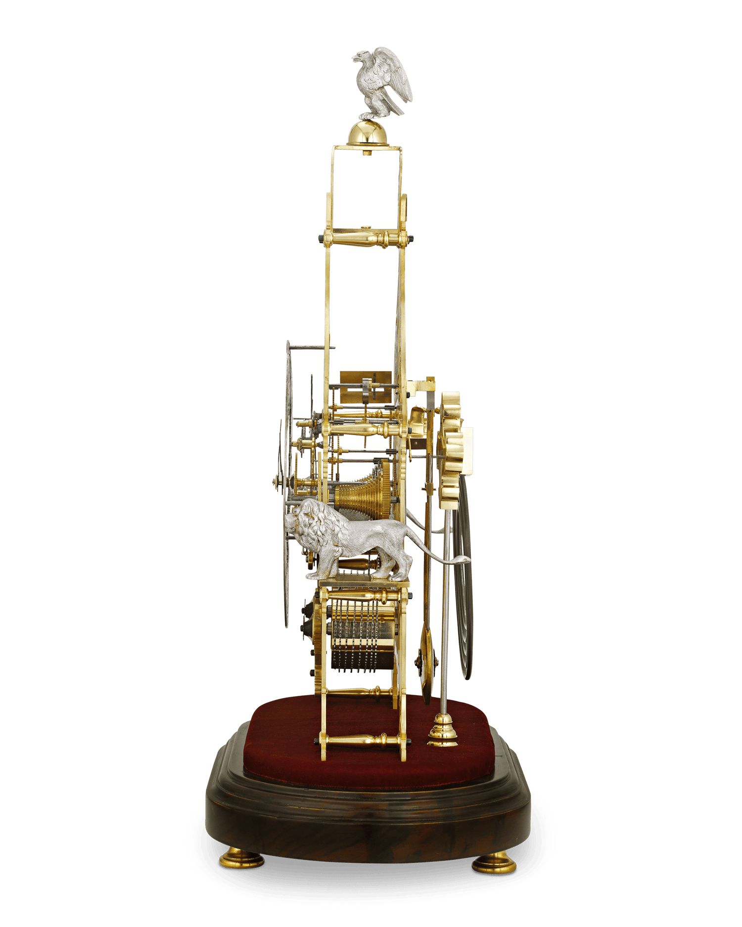 Brighton Pavilion Skeleton Clock by Smiths of Clerkenwell