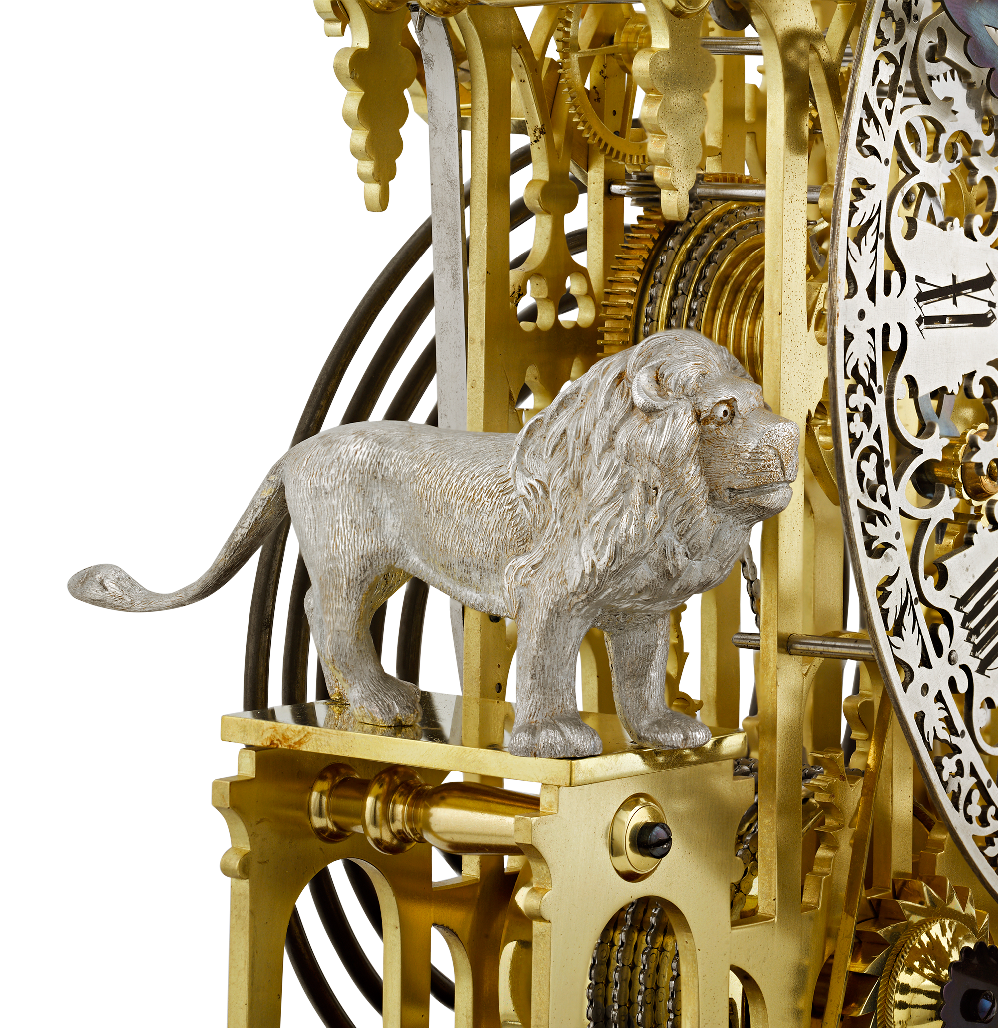 Brighton Pavilion Skeleton Clock by Smiths of Clerkenwell
