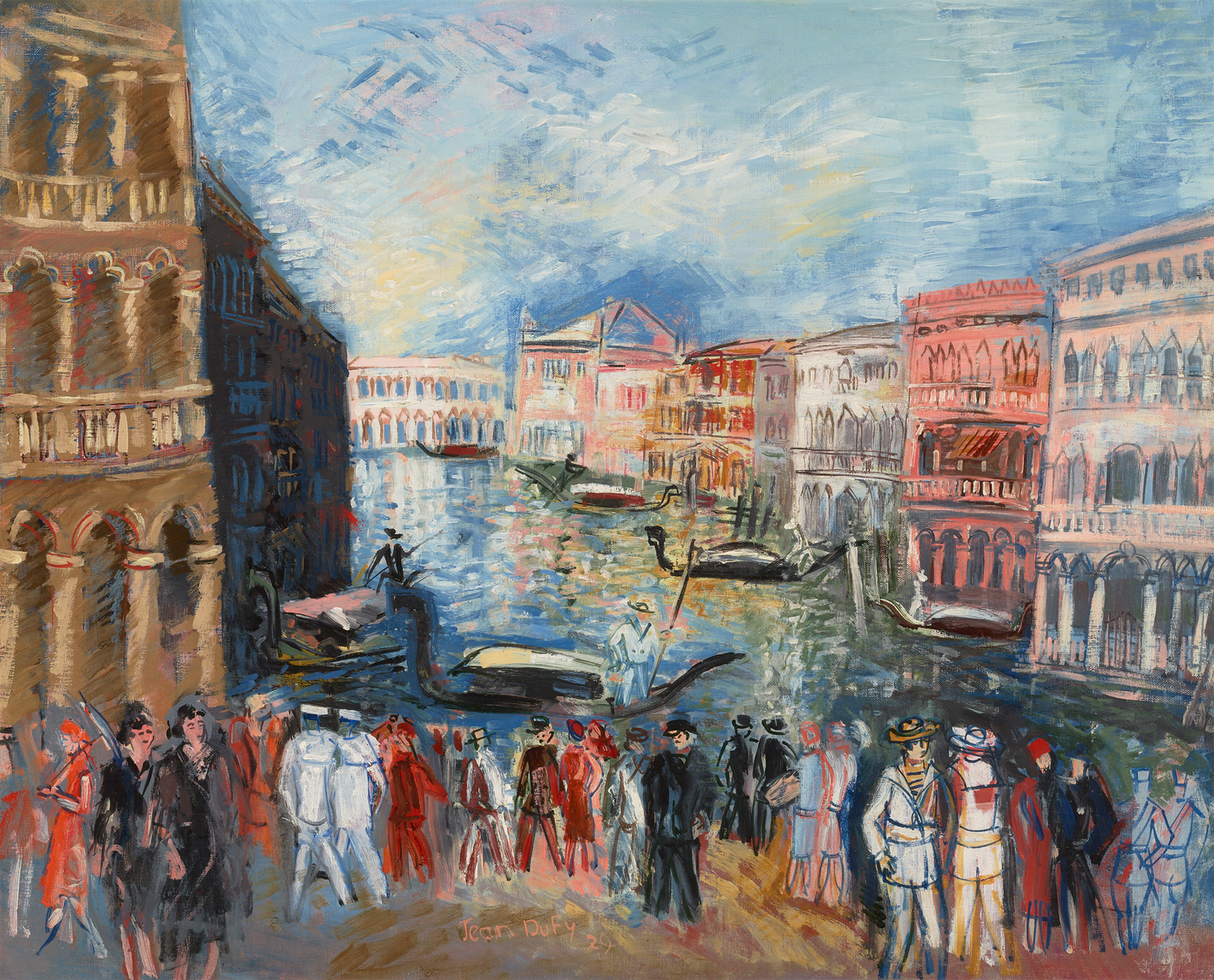 Venise, Le Grand Canal by Jean Dufy