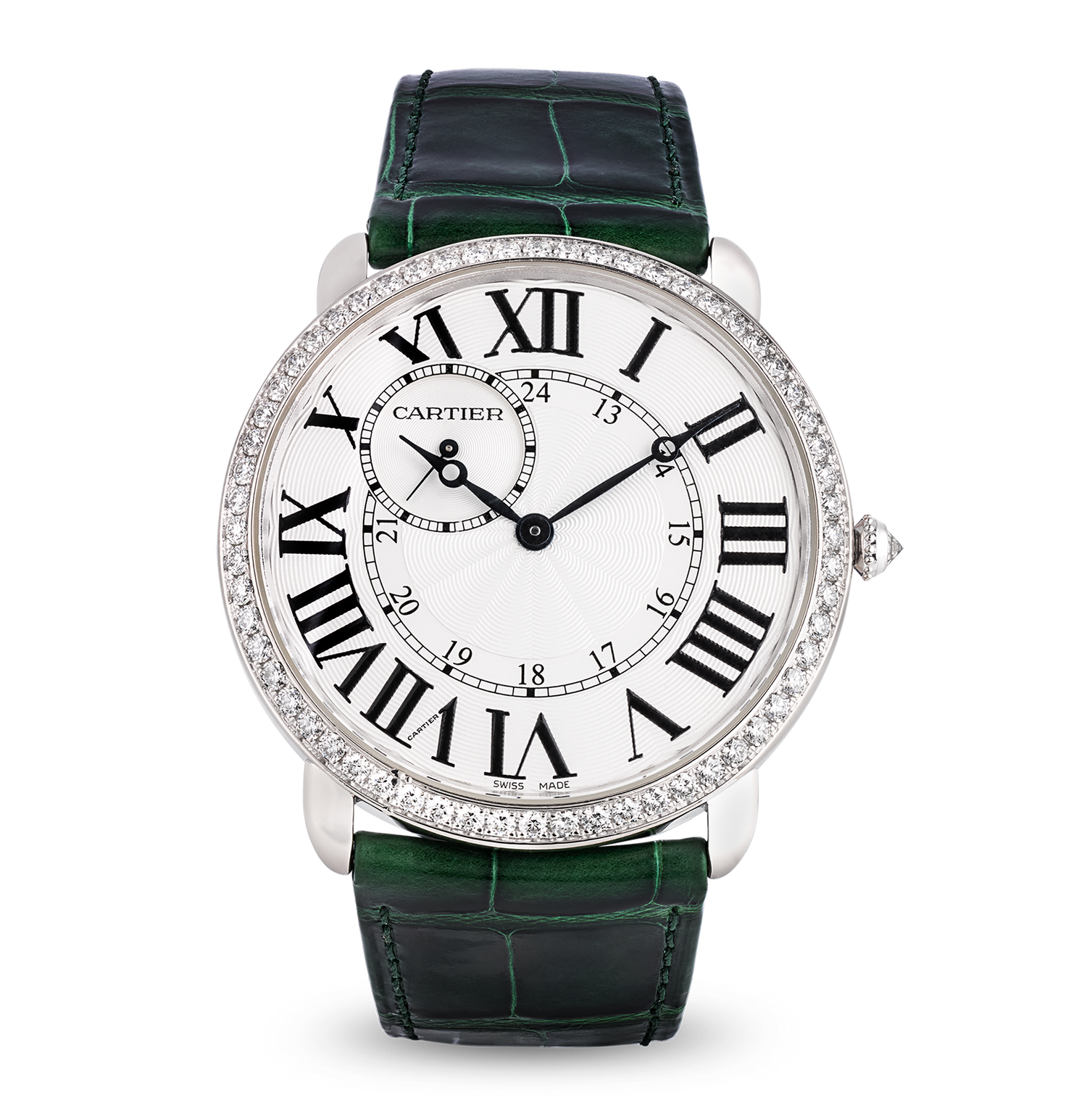 Cartier Ronde Louis White Gold Wristwatch