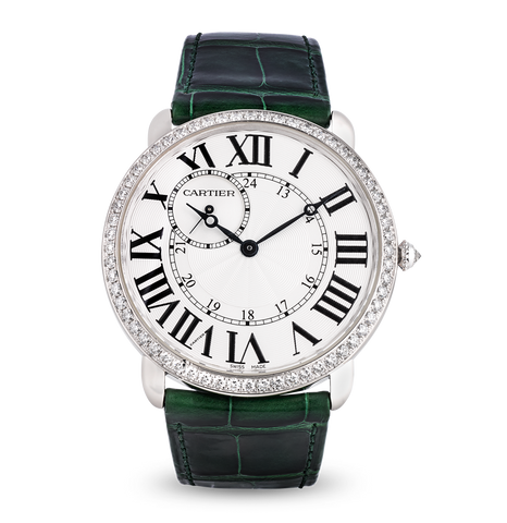 Cartier Ronde Louis White Gold Wristwatch