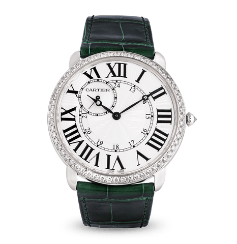 Cartier Ronde Louis White Gold Wristwatch