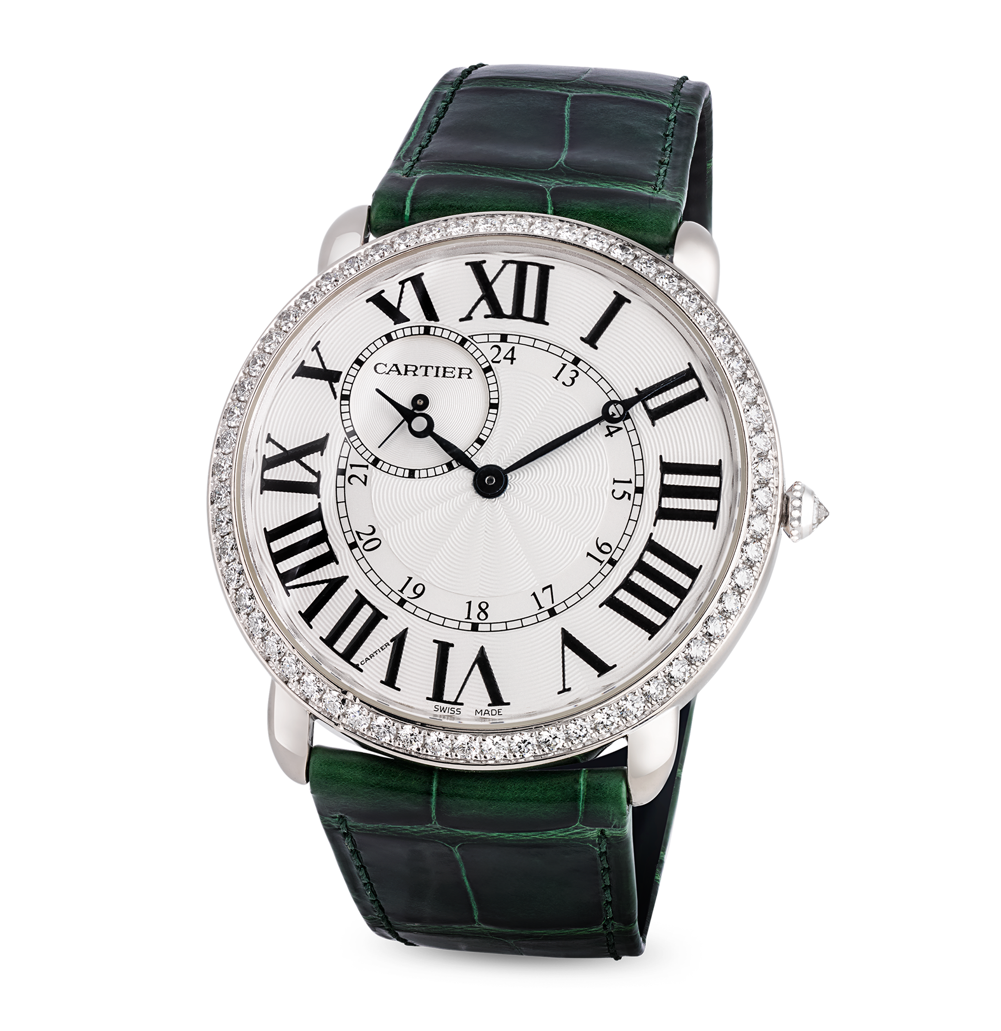 Cartier Ronde Louis White Gold Wristwatch