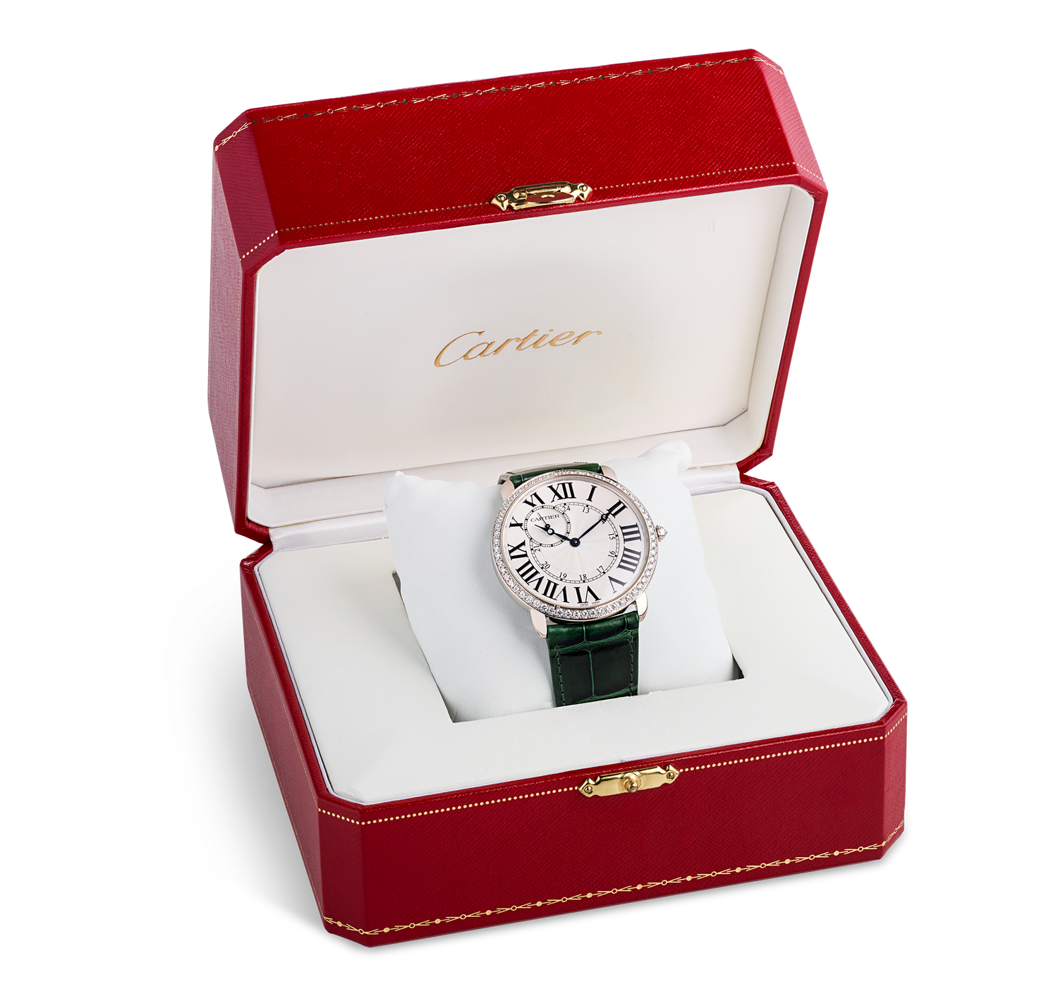 Cartier Ronde Louis White Gold Wristwatch