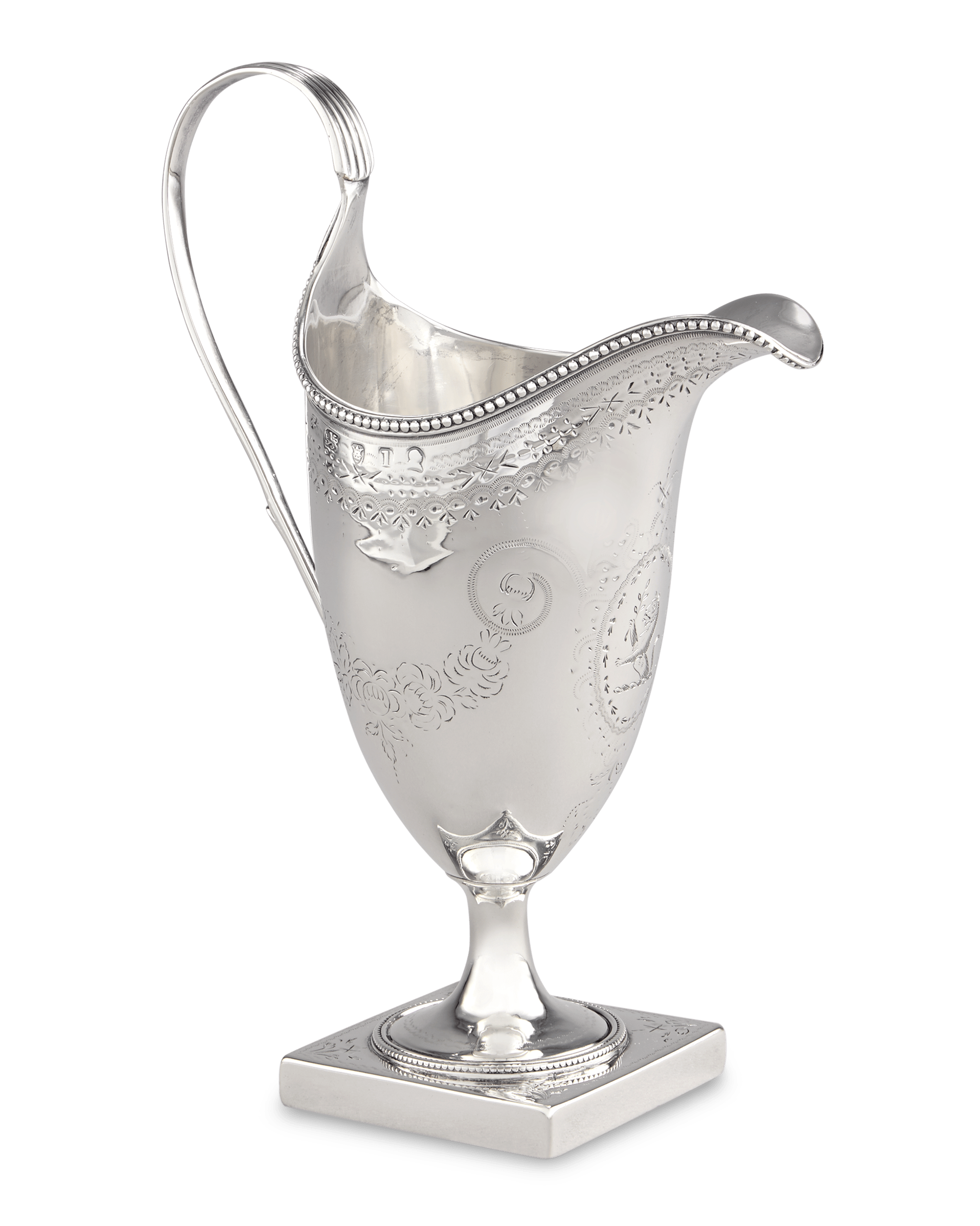 Georgian Silver Creamer by Hester Bateman
