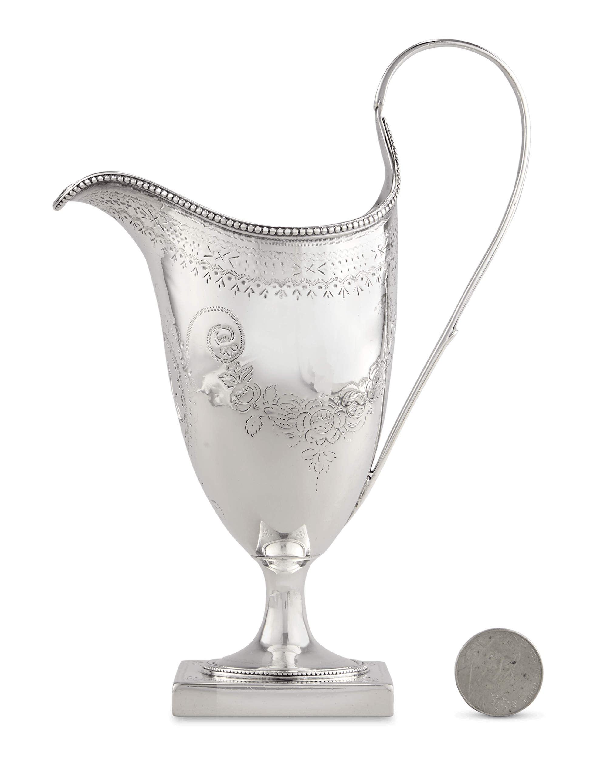 Georgian Silver Creamer by Hester Bateman