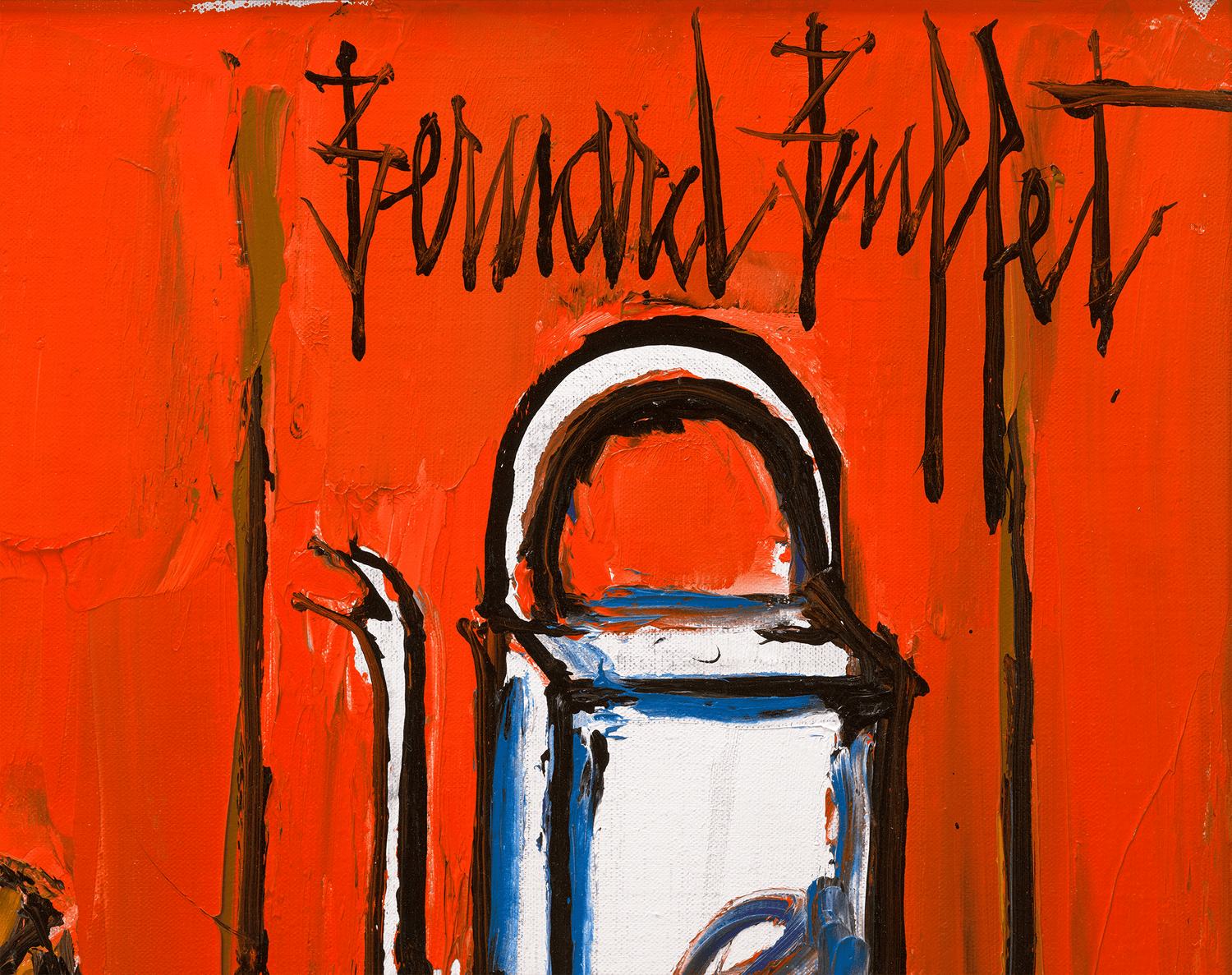 Panier de poires et théière by Bernard Buffet