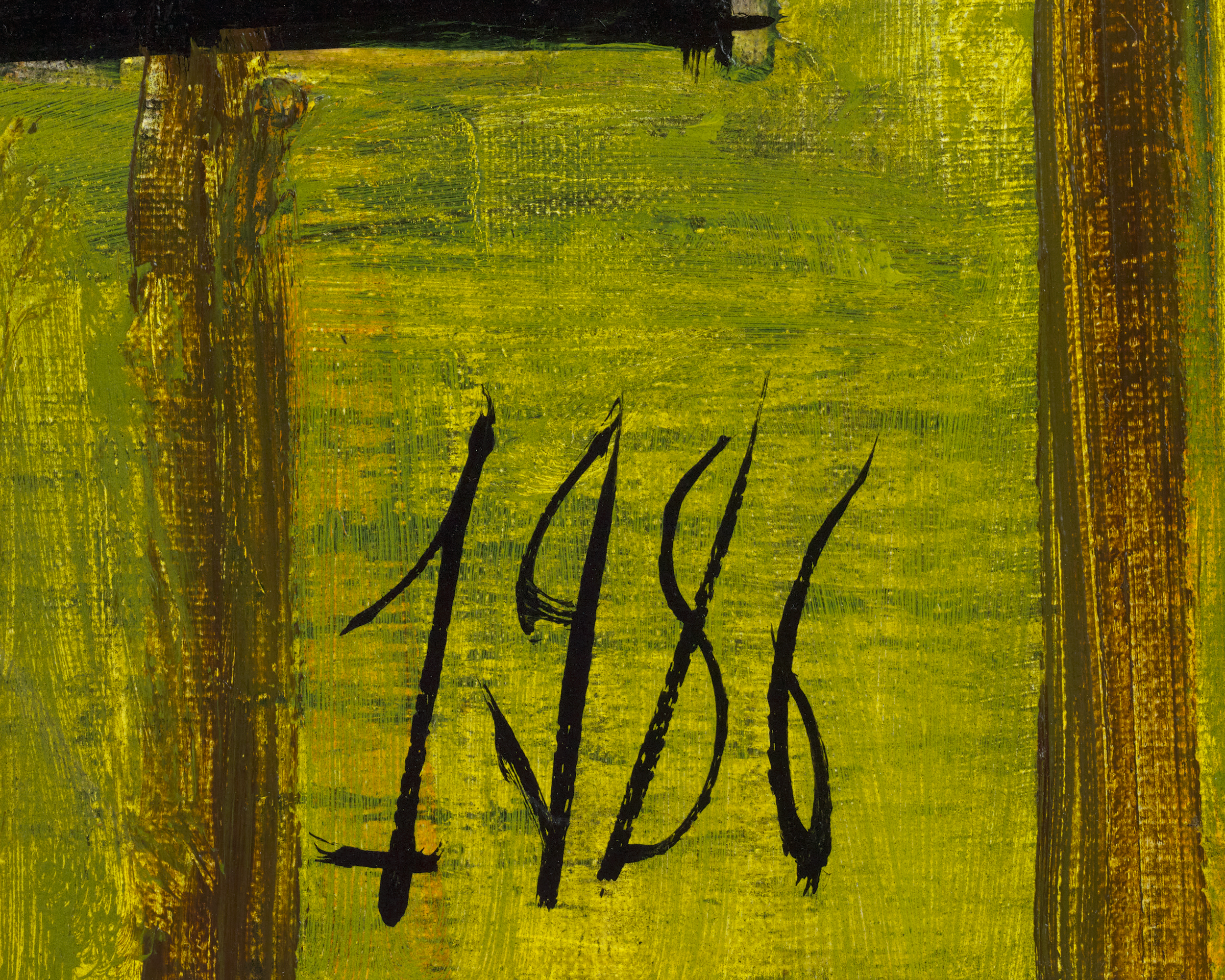 Une tulipe et trois jacinthes by Bernard Buffet