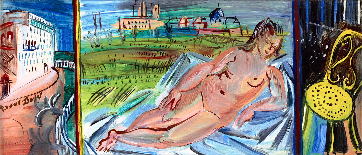 Composition en trois parties by Raoul Dufy