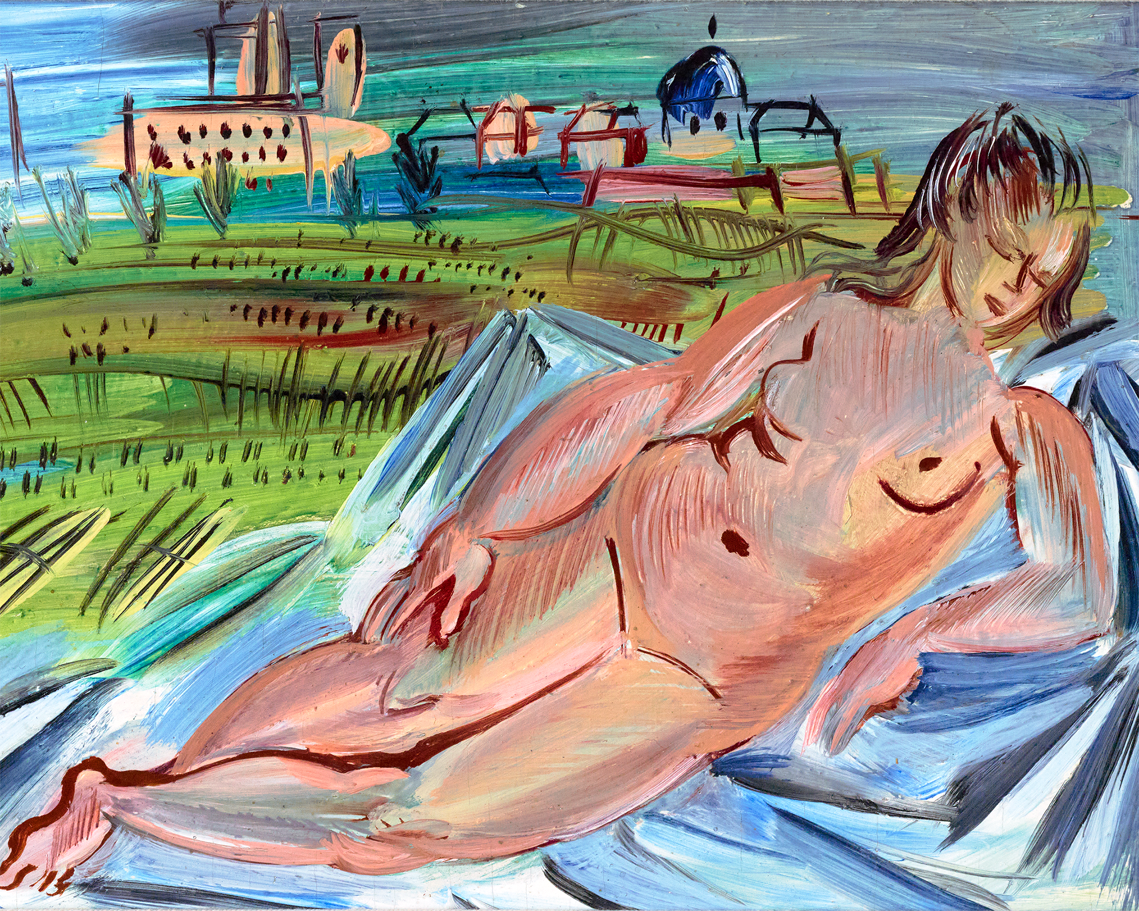 Composition en trois parties by Raoul Dufy