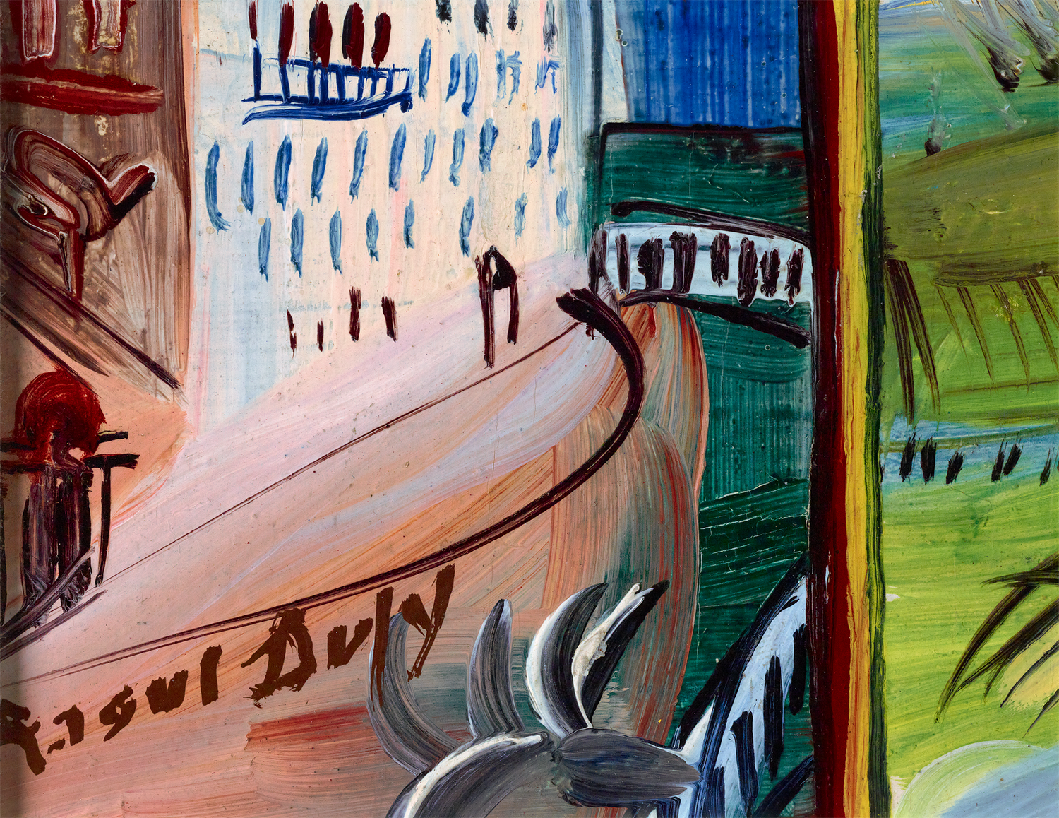 Composition en trois parties by Raoul Dufy