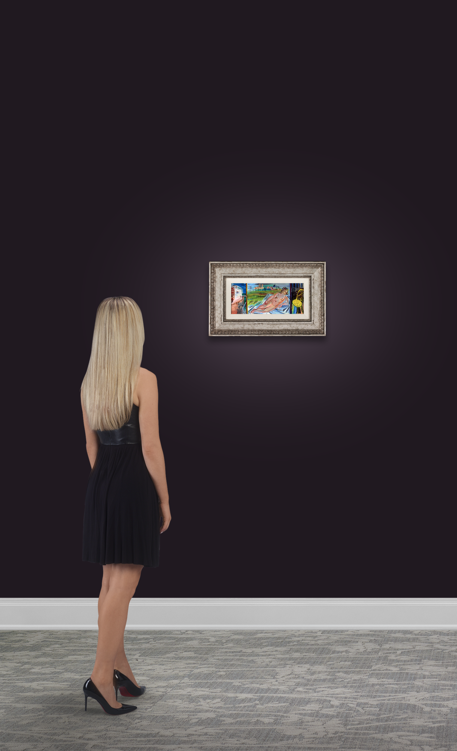 Composition en trois parties by Raoul Dufy