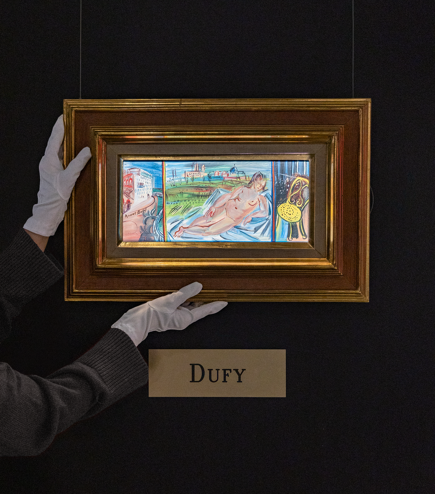 Composition en trois parties by Raoul Dufy