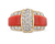 Van Cleef & Arpels Coral and Diamond Philippine Ring