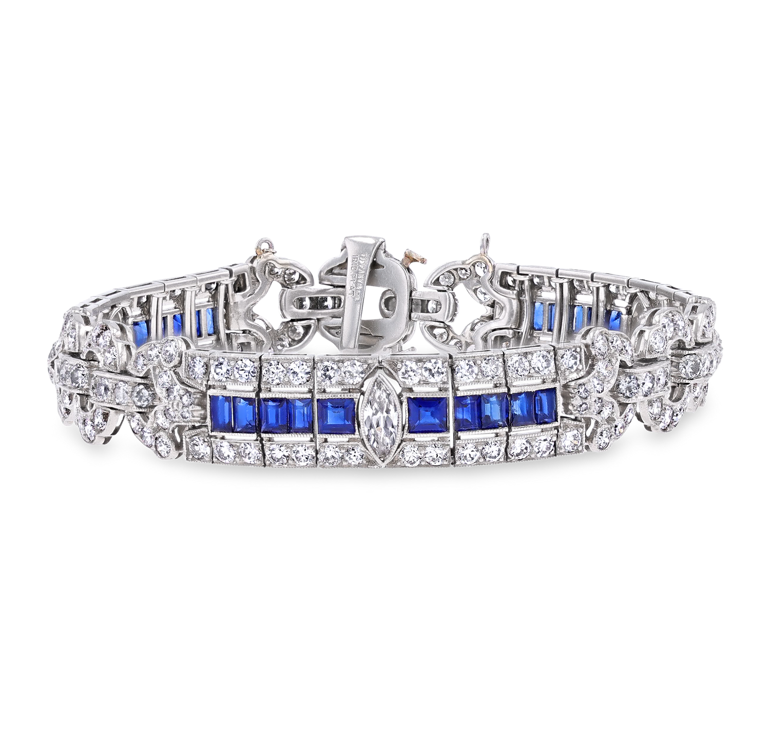 Tiffany & Co. Art Deco Sapphire and Diamond Bracelet