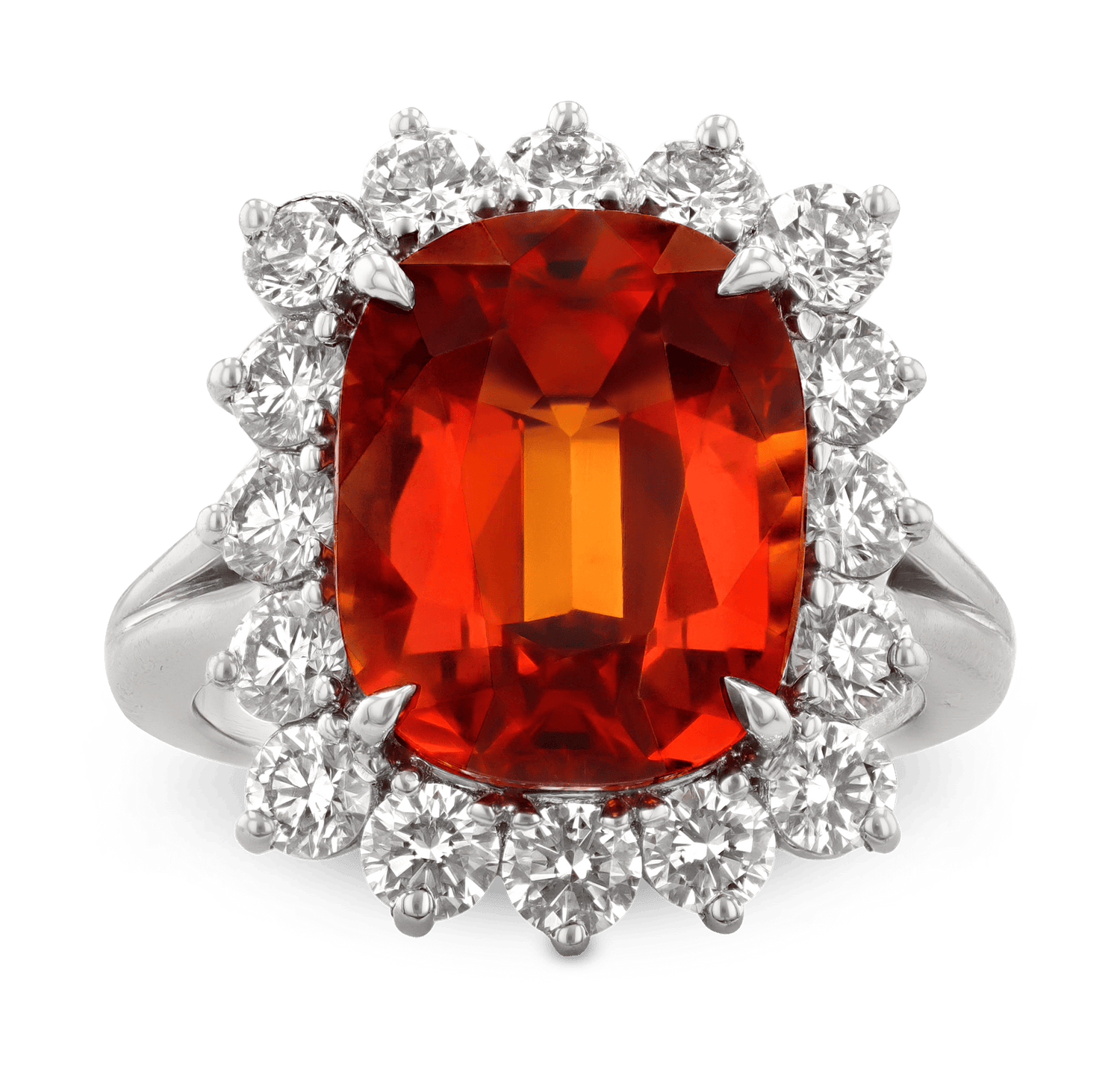Spessartine Garnet Ring, 8.85 Carats